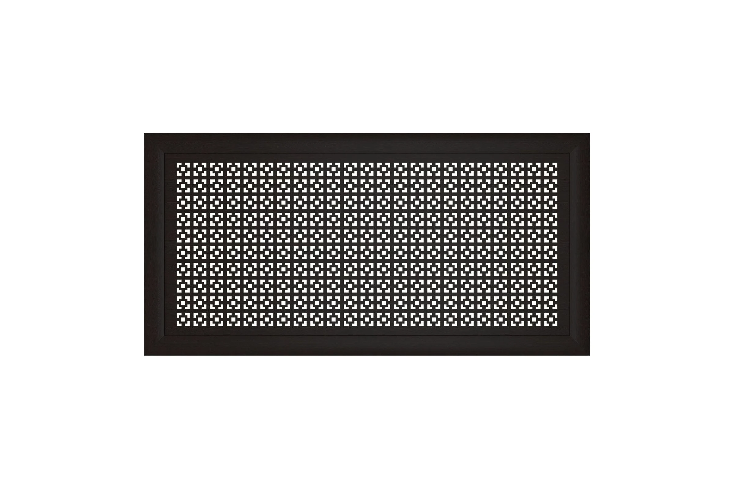 Декоративный экран для радиаторов и батарей Cosca Decor Модерн 600x1200 мм, венге, дамаско, с рамкой СПБ004472