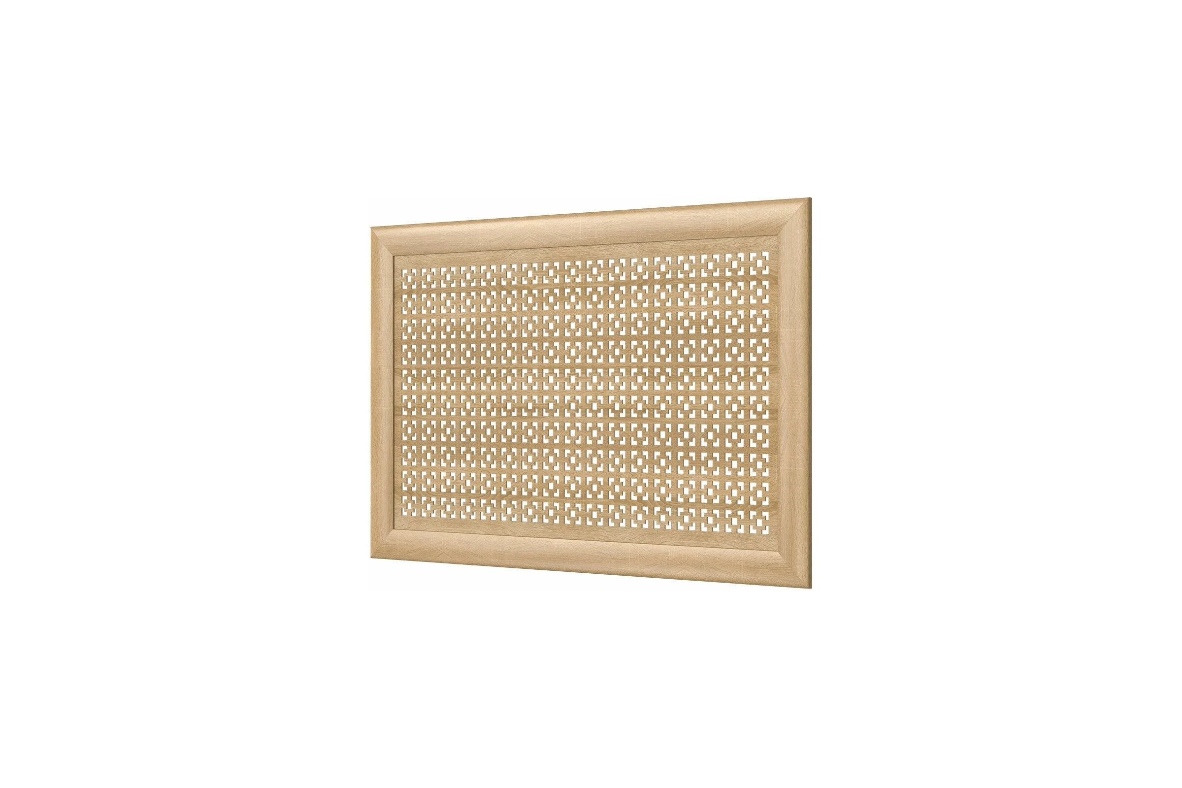 Декоративный экран для радиаторов и батарей Cosca Decor Модерн 600x900 мм, дуб сонома, дамаско, с рамкой СПБ072573