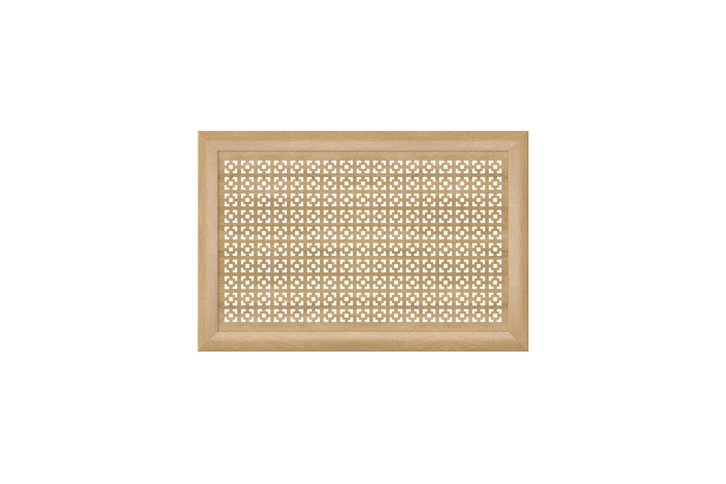Декоративный экран для радиаторов и батарей Cosca Decor Модерн 600x900 мм, дуб сонома, дамаско, с рамкой СПБ072573