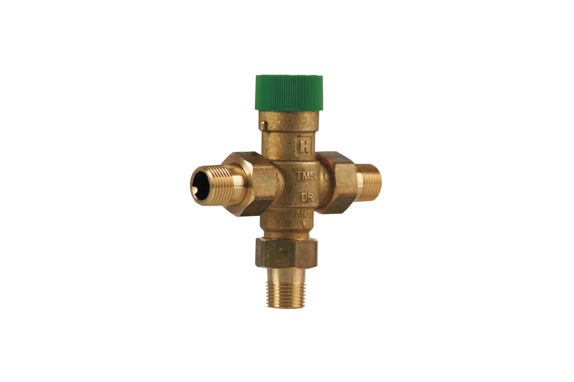 Термосмесительный клапан с защитой от ошпаривания, Honeywell Braukmann 1/2", 30 - 60 град С, 4019837068752 TM50-1/2A