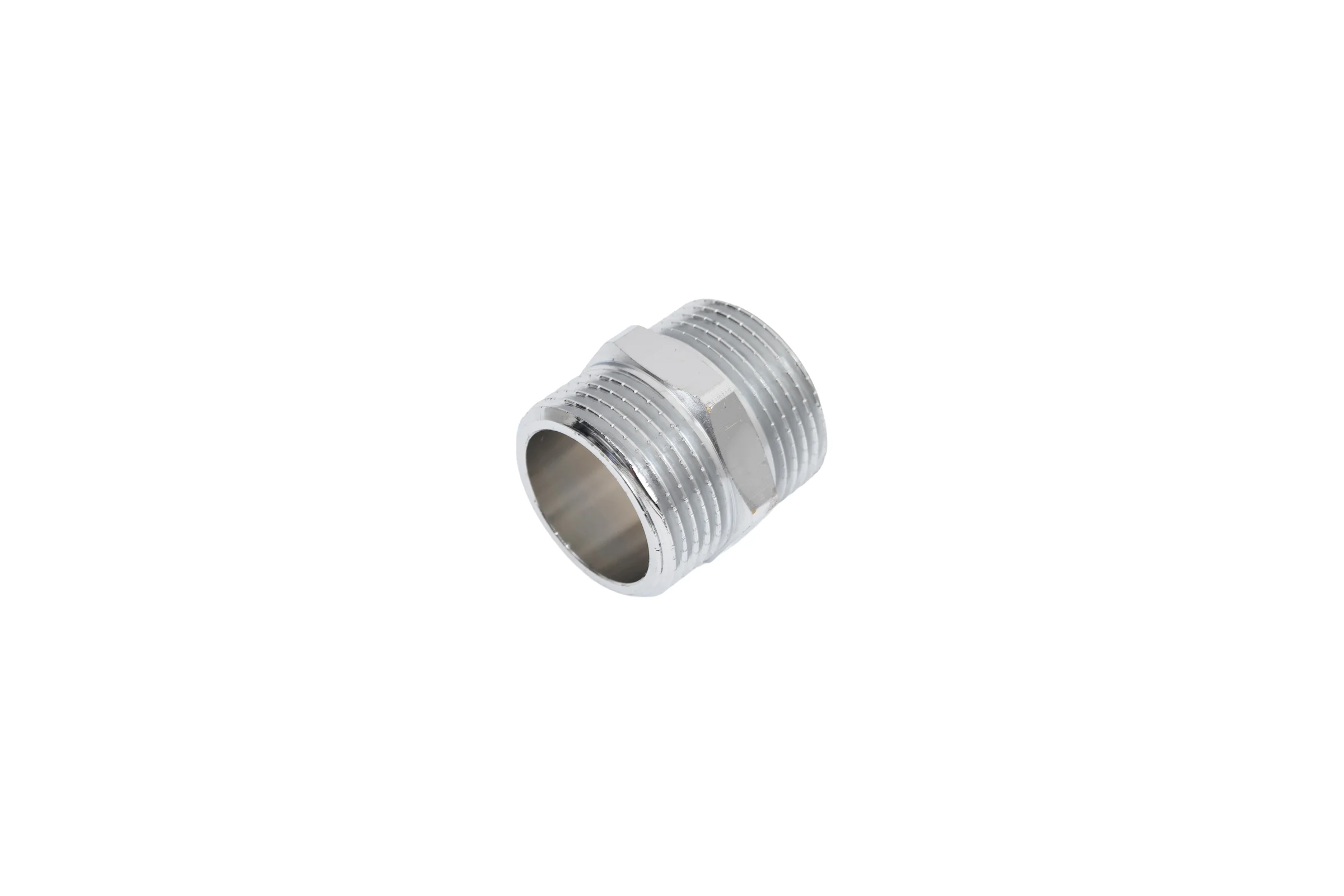 Латунный ниппель AV Engineering наружная-наружная, 1", хром AVE303006