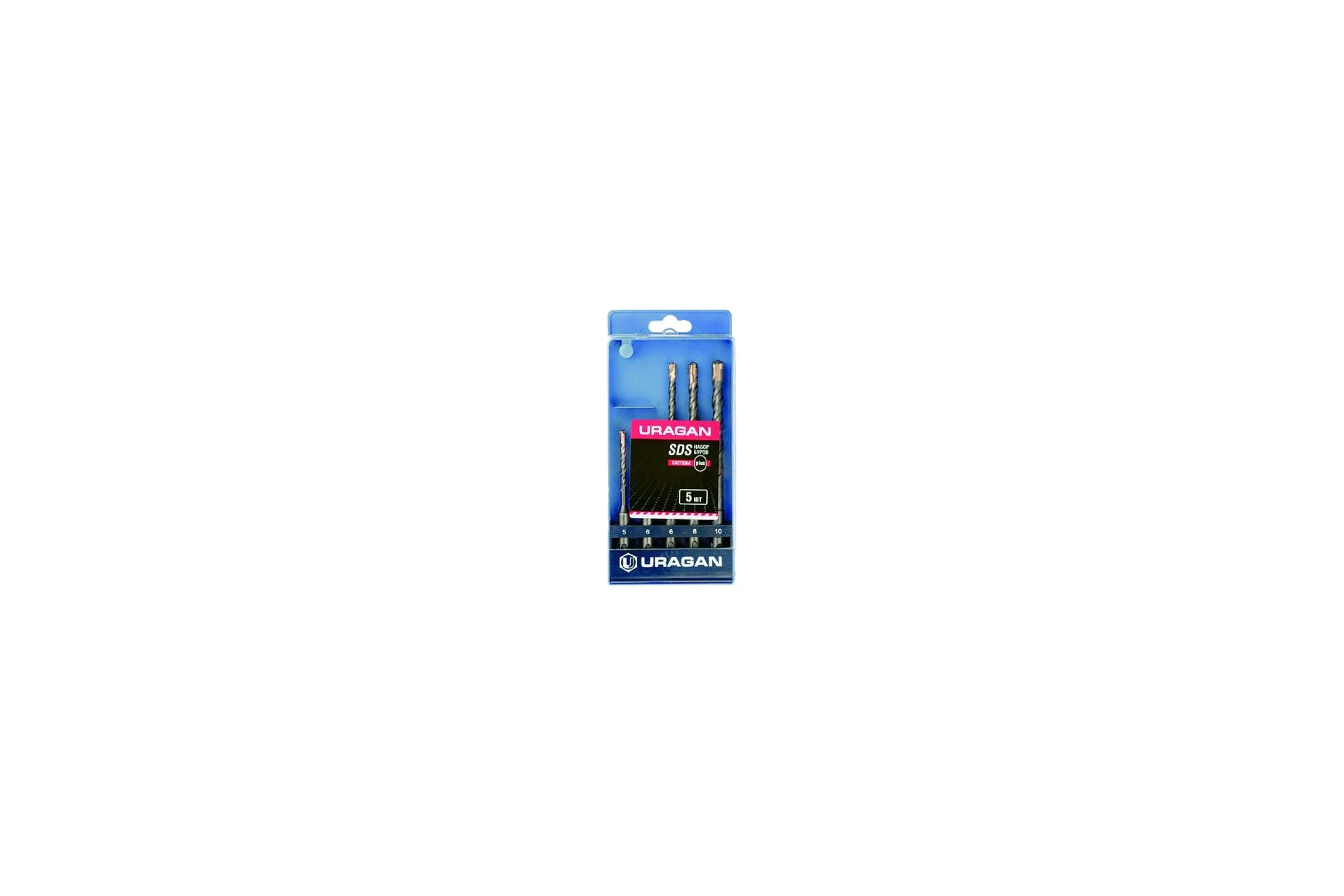 Набор буров 5 шт. по бетону (5-10 мм; SDS-plus) URAGAN 901-25554-H5