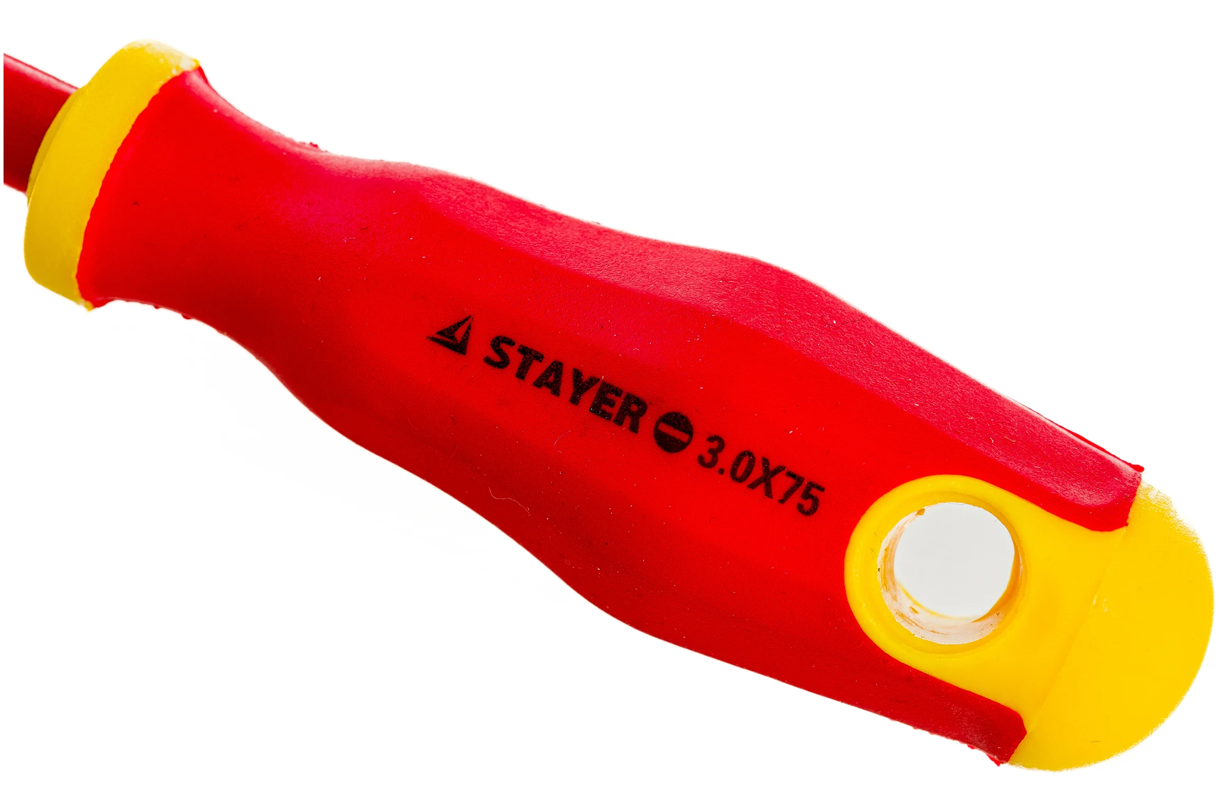 Диэлектрическая отвертка SL 3,0 х 75 мм STAYER 25141-03-07_z01