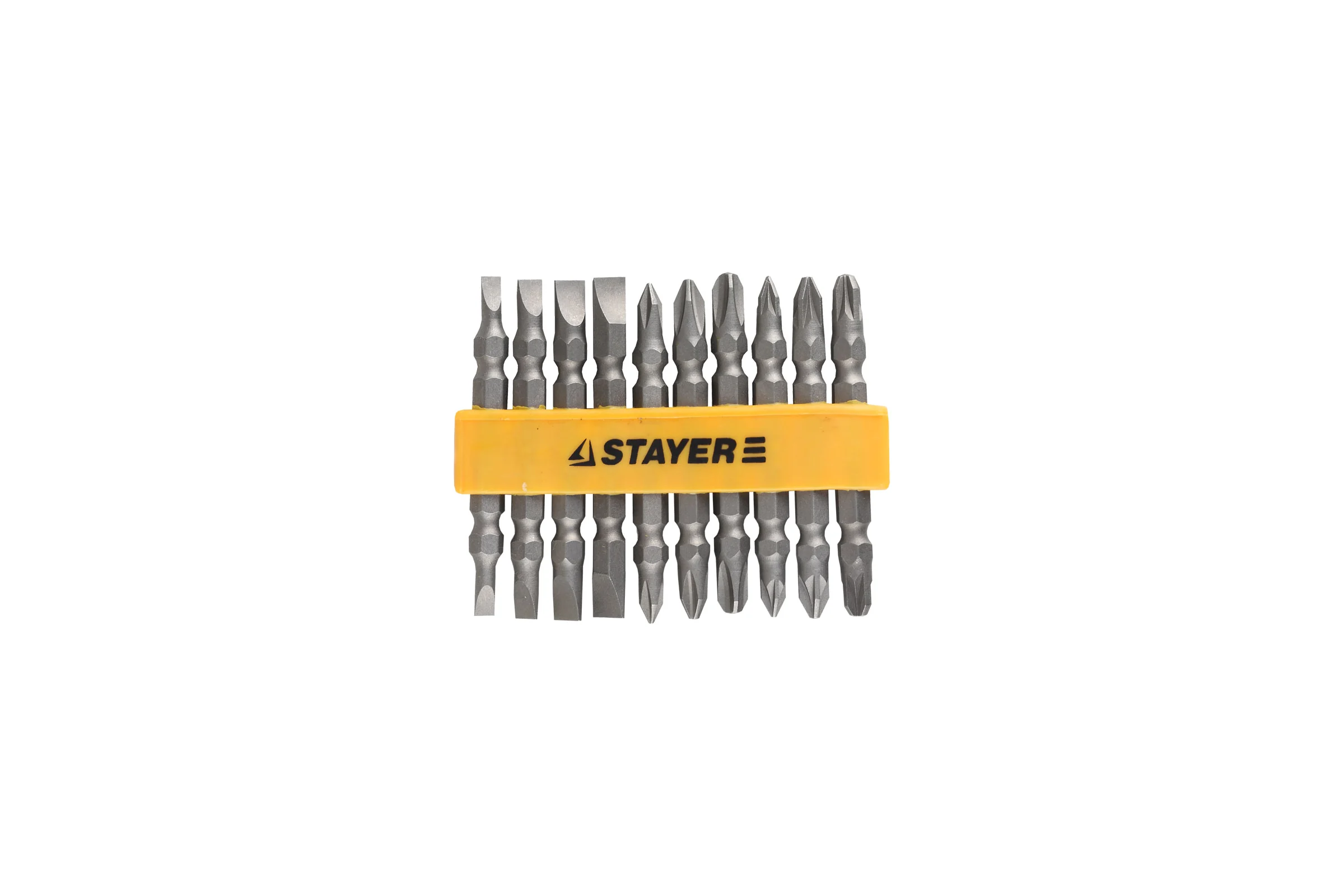 Набор двухсторонних бит MASTER 10 предметов STAYER 2605-H10_z01