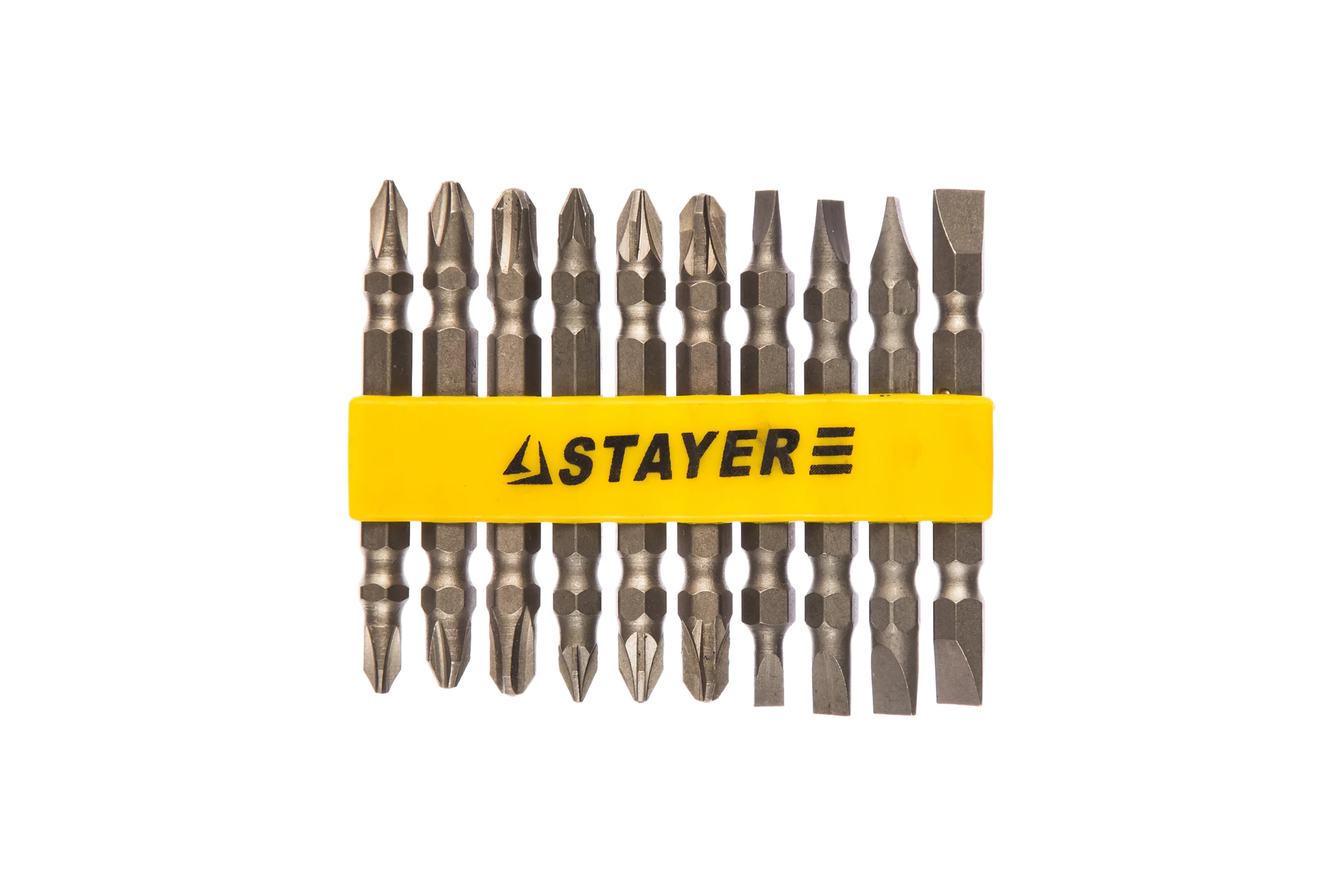 Набор двухсторонних бит MASTER 10 предметов STAYER 2605-H10_z01