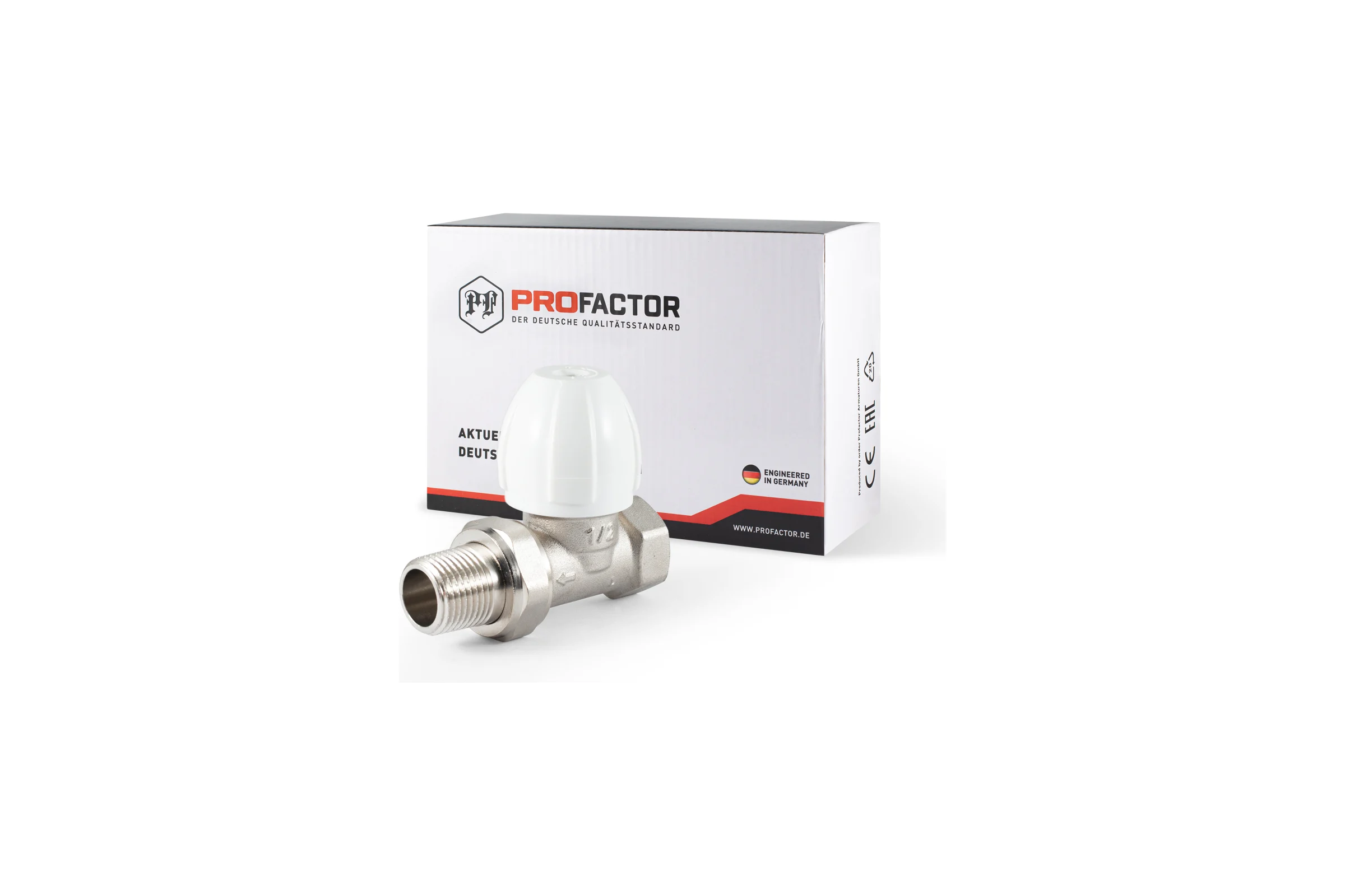 Клапан радиатора PROFACTOR регулирующий прямой 1/2 PF RVS 368