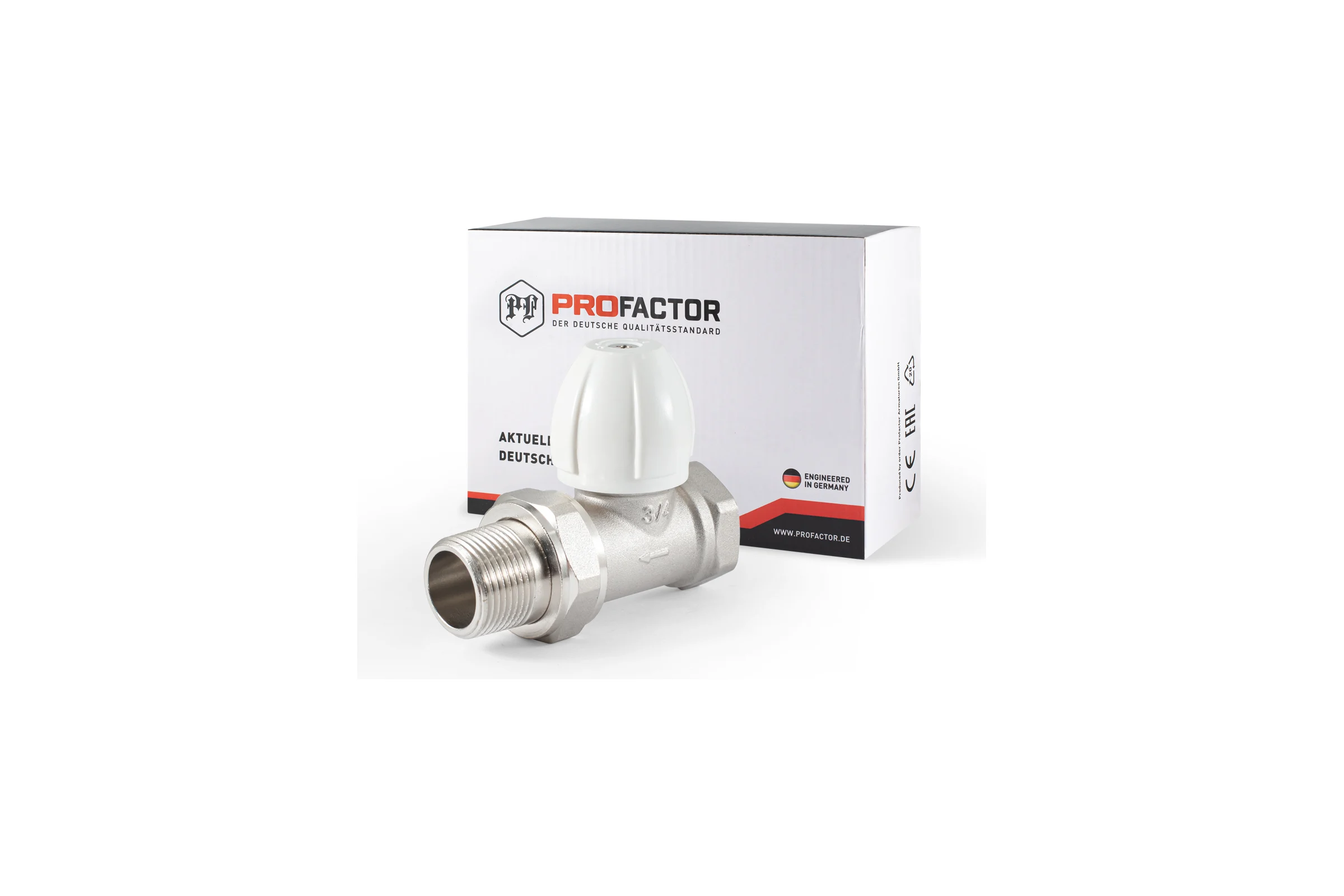 Клапан радиатора PROFACTOR регулирующий прямой 3/4  PF RVS 369