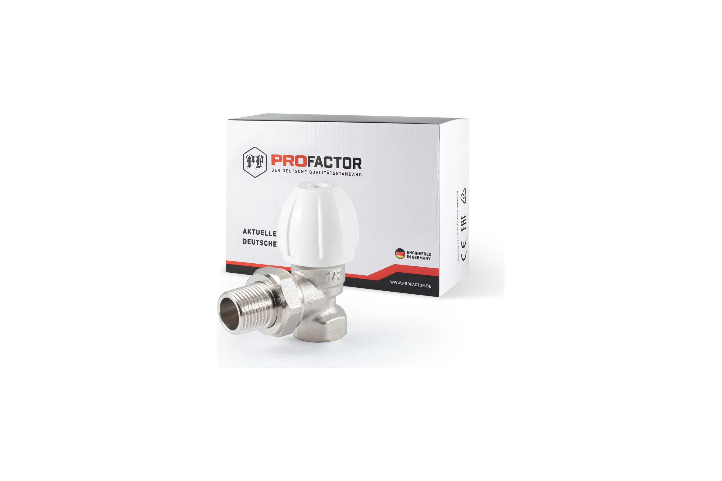Клапан радиатора PROFACTOR регулирующий угловой 1/2  PF RVA 370