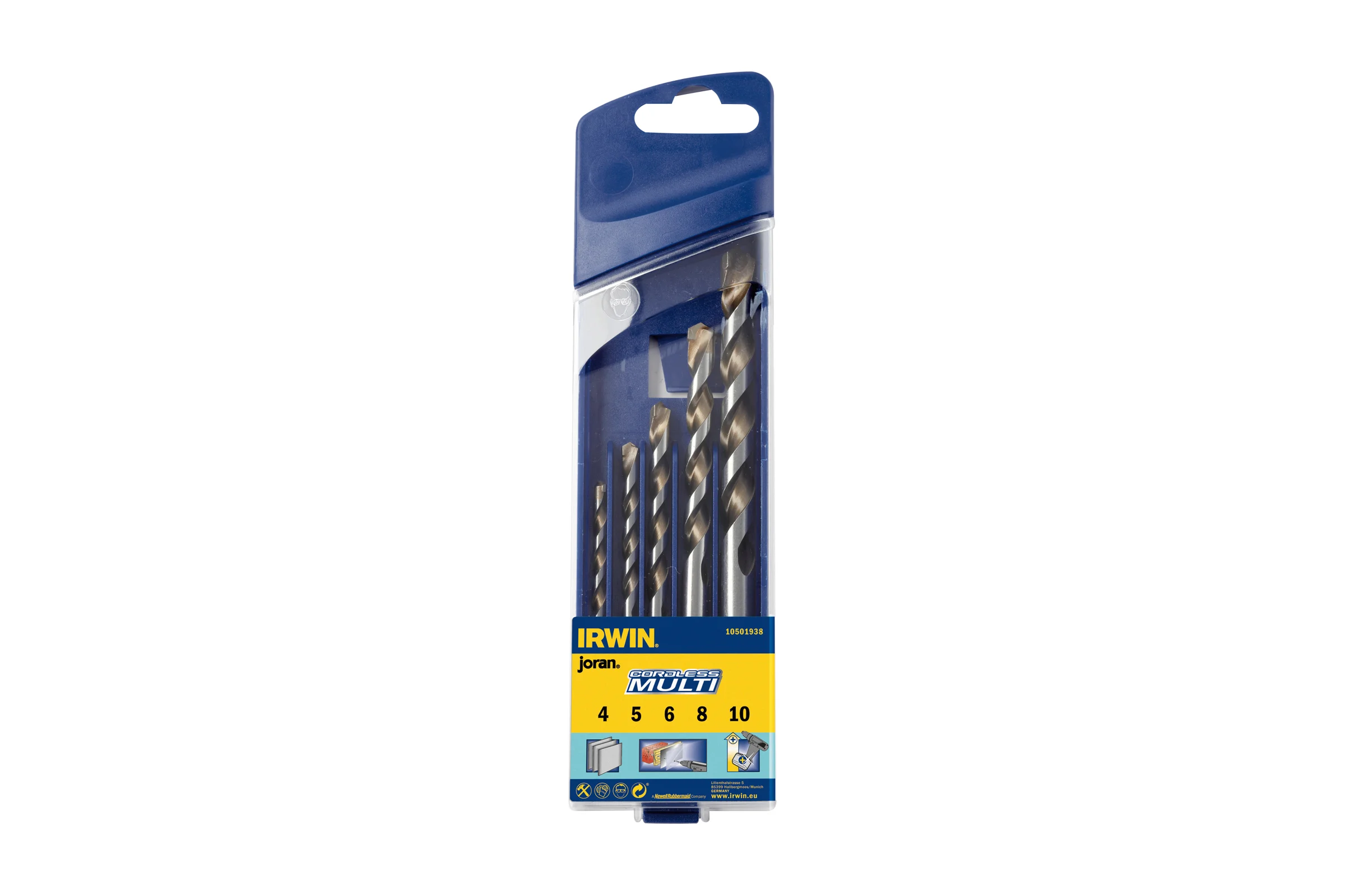 Набор сверл Cordless 5 шт. (4-10 мм) IRWIN 10501938