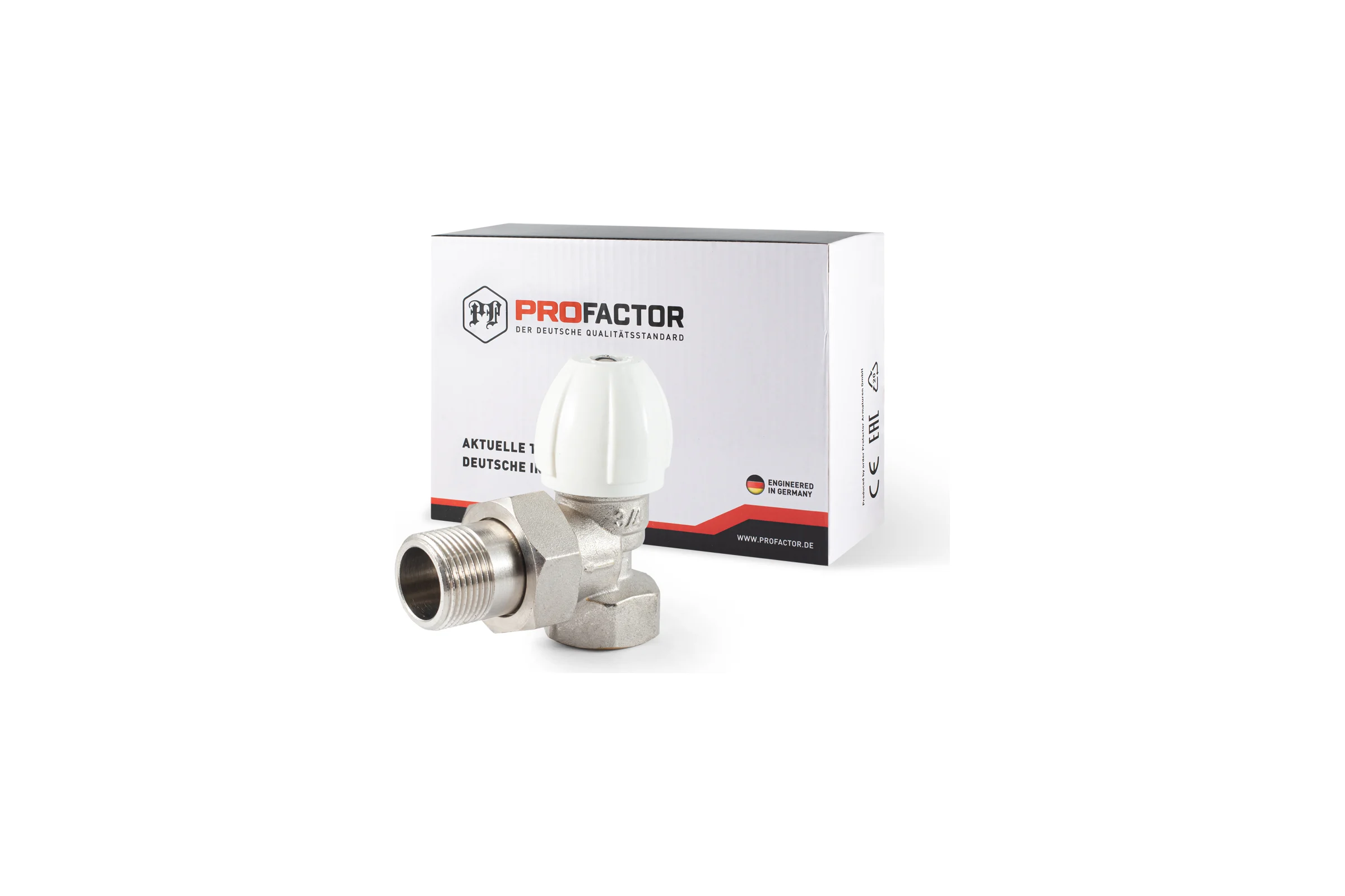 Клапан радиатора PROFACTOR регулирующий угловой 3/4 PF RVA 371