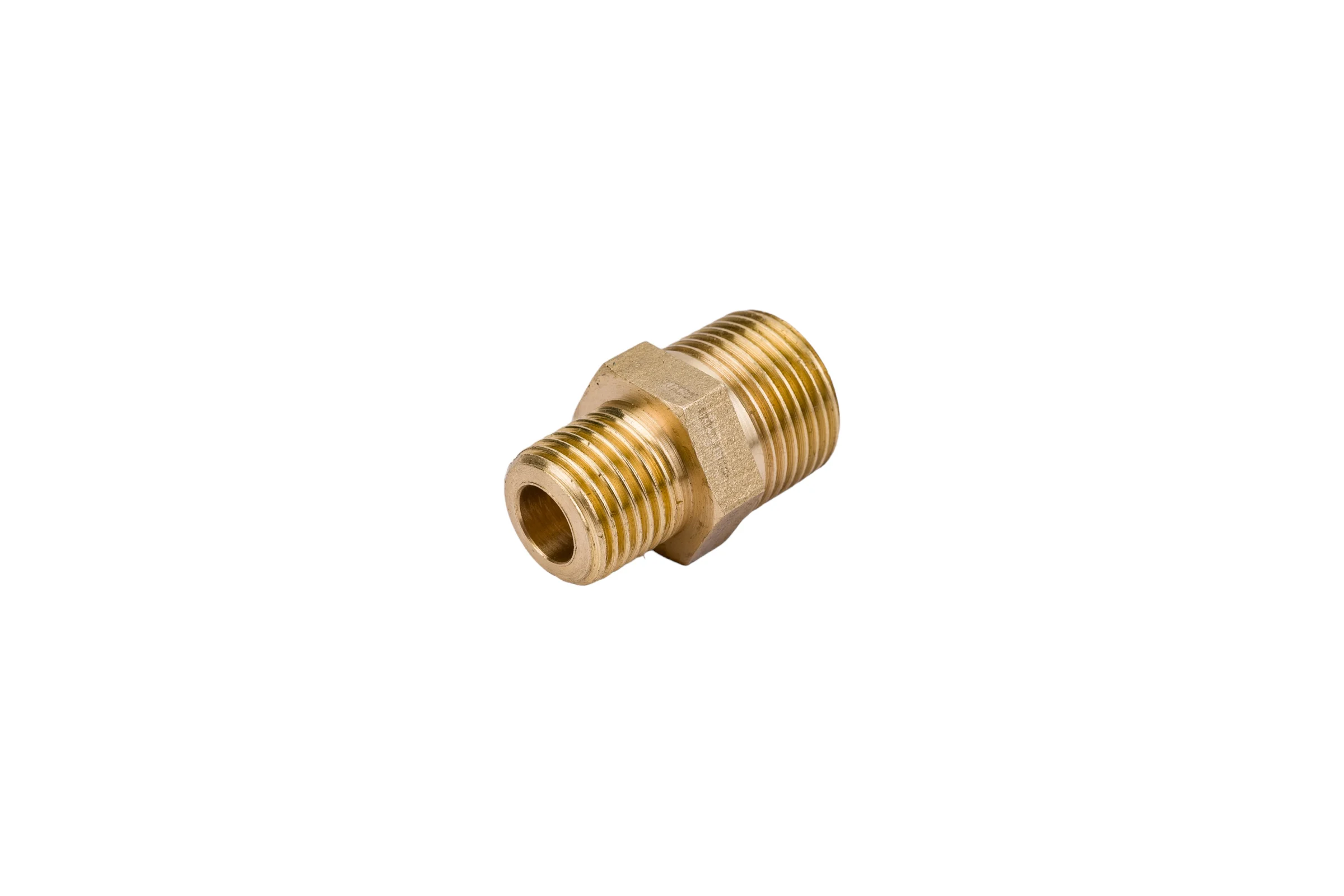 Переходной ниппель Гроссис (латунь) НР 3/8" х 1/4", шт 0730406