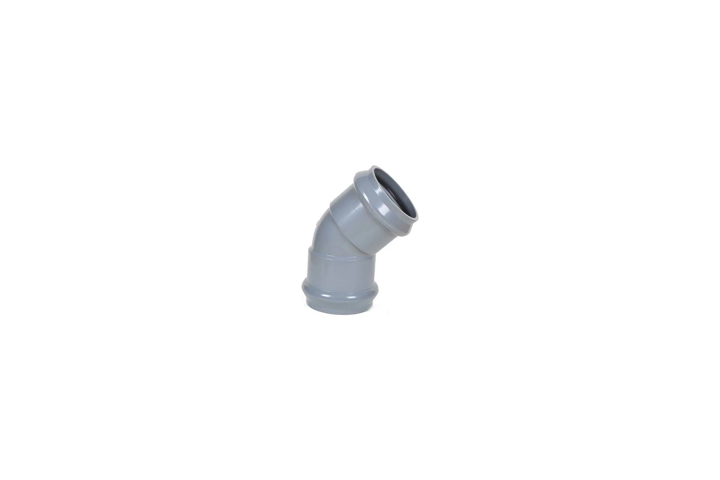 Отвод AQUAVIVA НПВХ напорный двухраструбный 160x45 AQV103160 26514