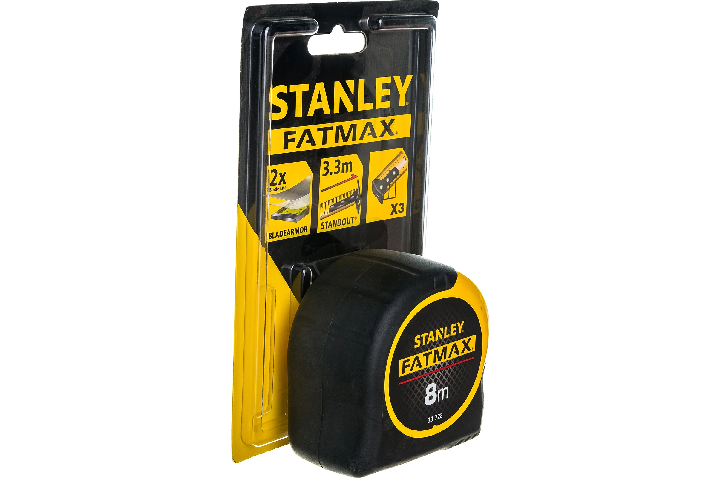 Рулетка FATMAX 8 м х 32 мм Stanley 0-33-728