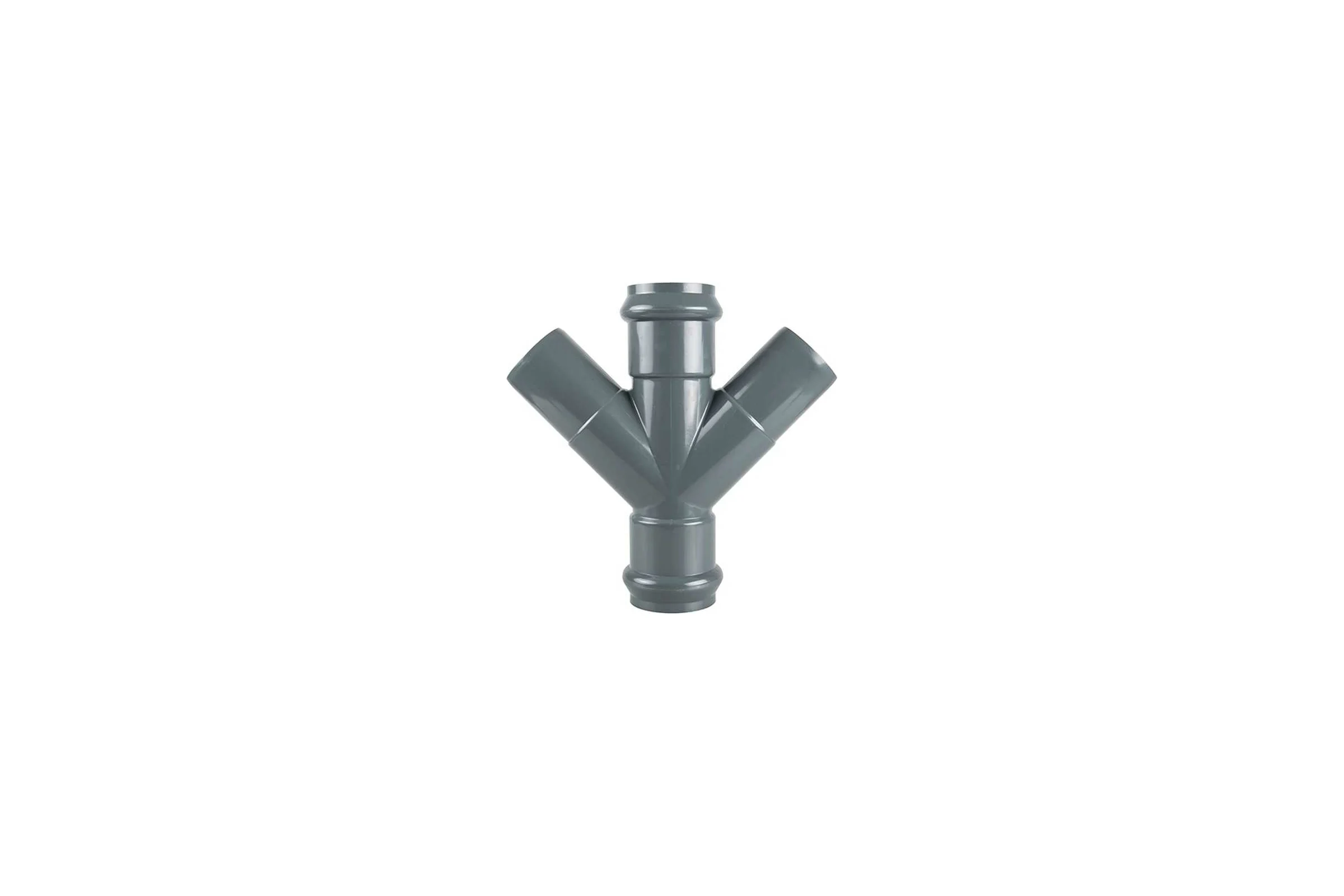Крестовина AQUAVIVA НПВХ напорная 110/110x45 AQVKR11045 42814
