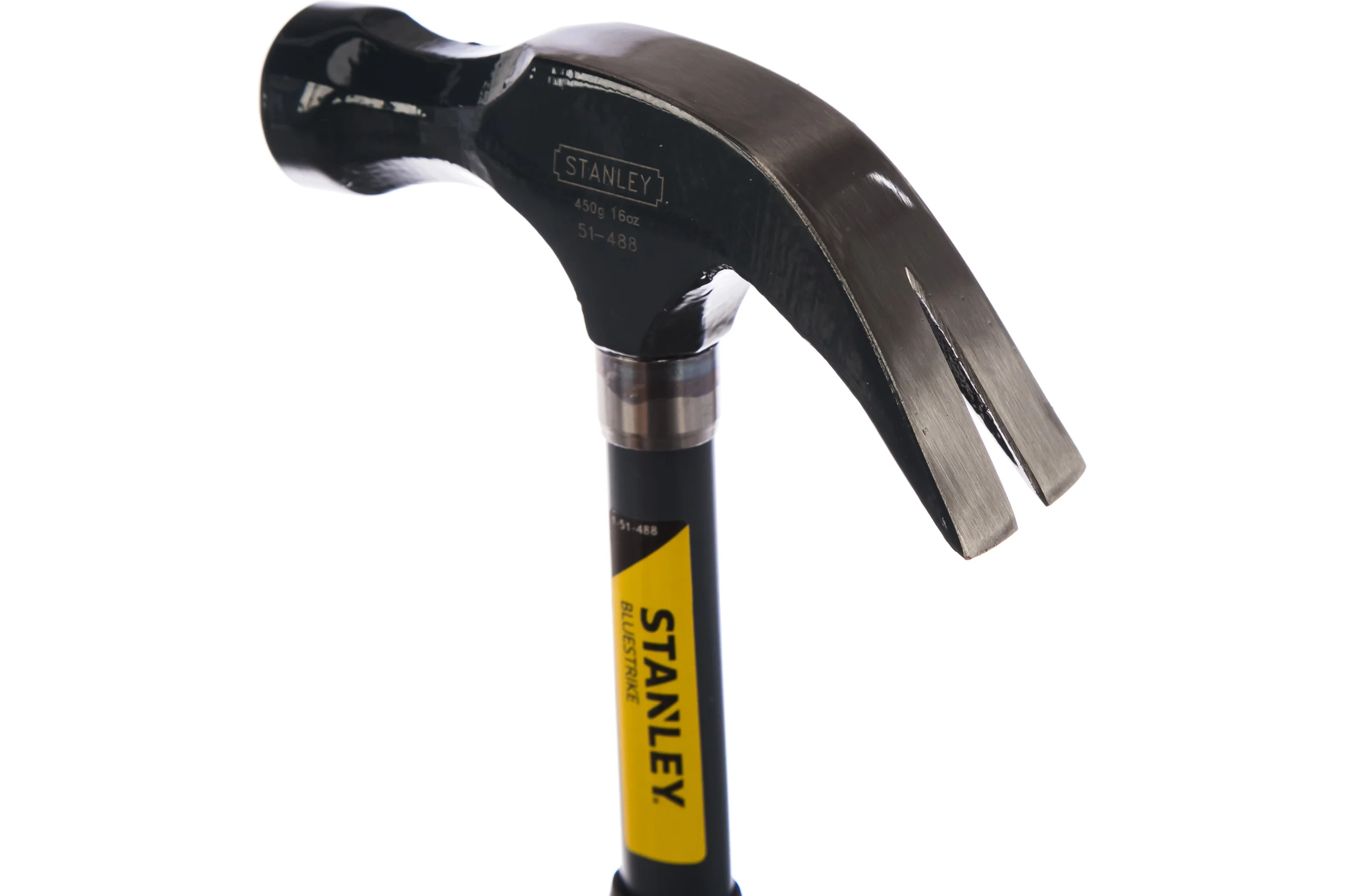 Молоток с гвоздодером 450 гр Stanley BLUE STRIKE 1-51-488