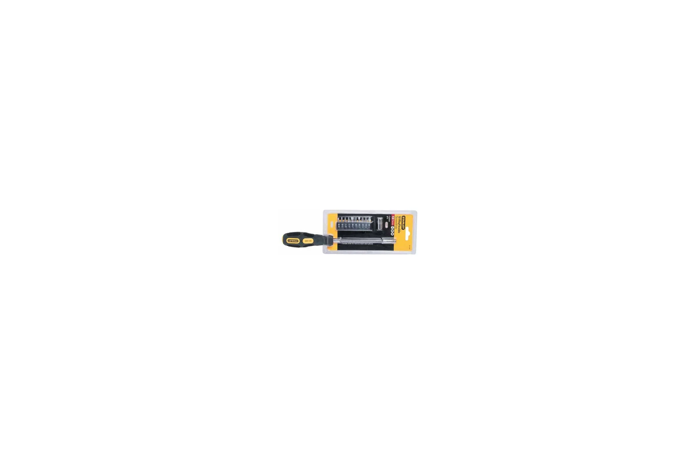 Отвертка с гибким стержнем с 10 вставками Stanley 0-62-508