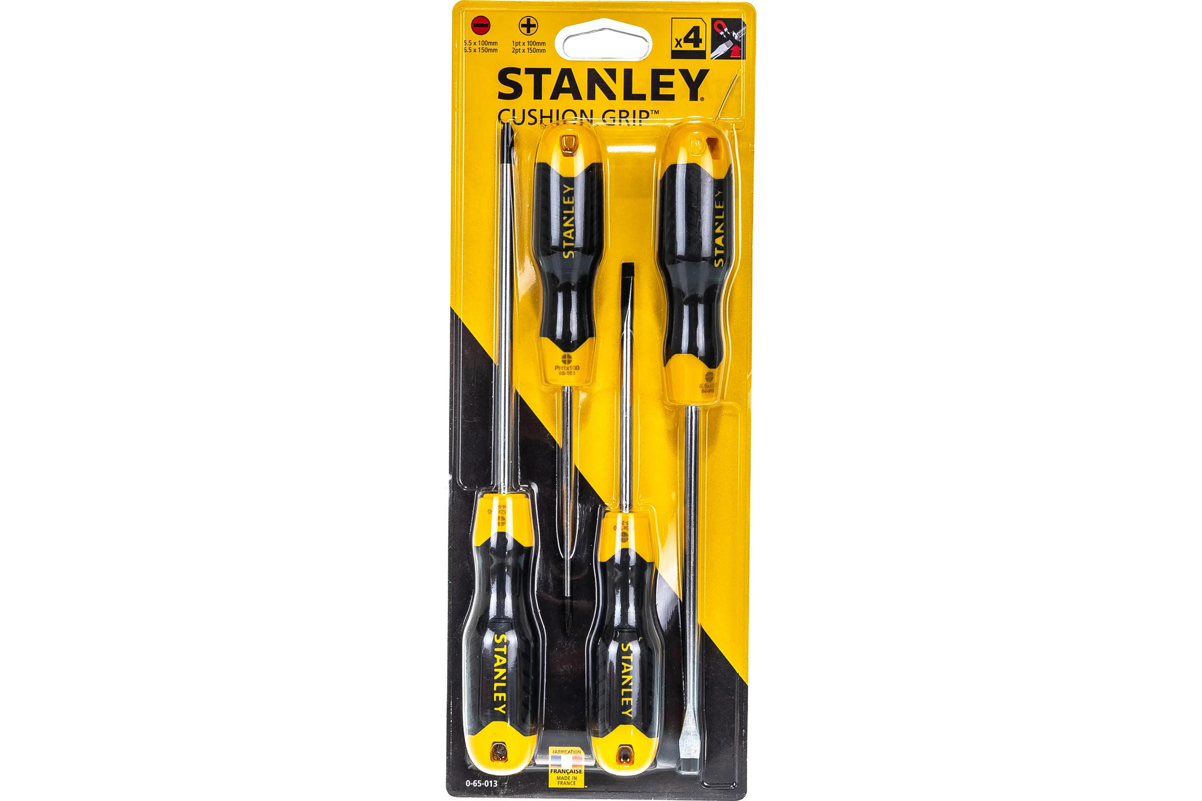 Набор отверток CUSHION GRIP 4шт Stanley 0-65-013