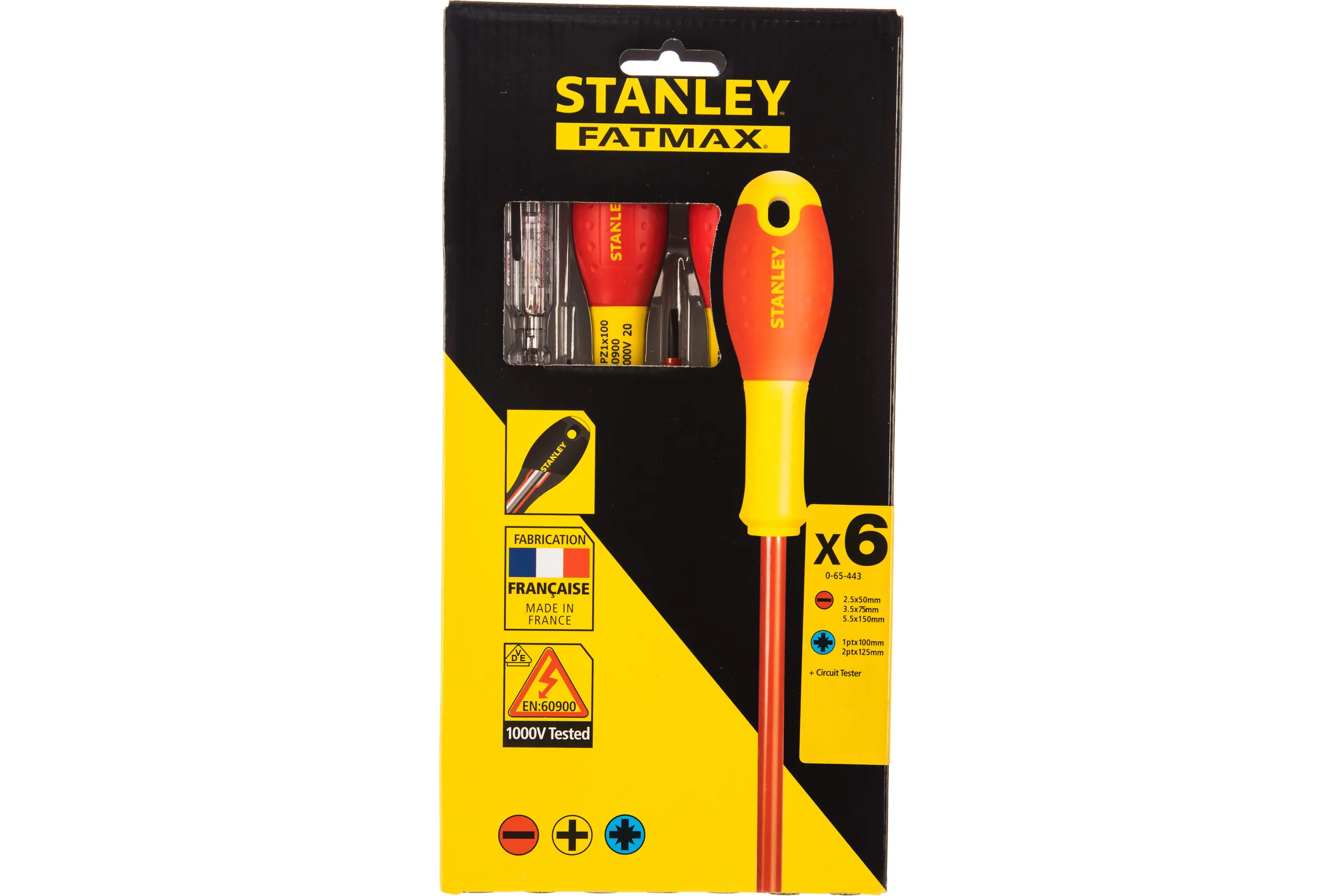 Набор диэлектрических отверток FATMAX Stanley 0-65-443