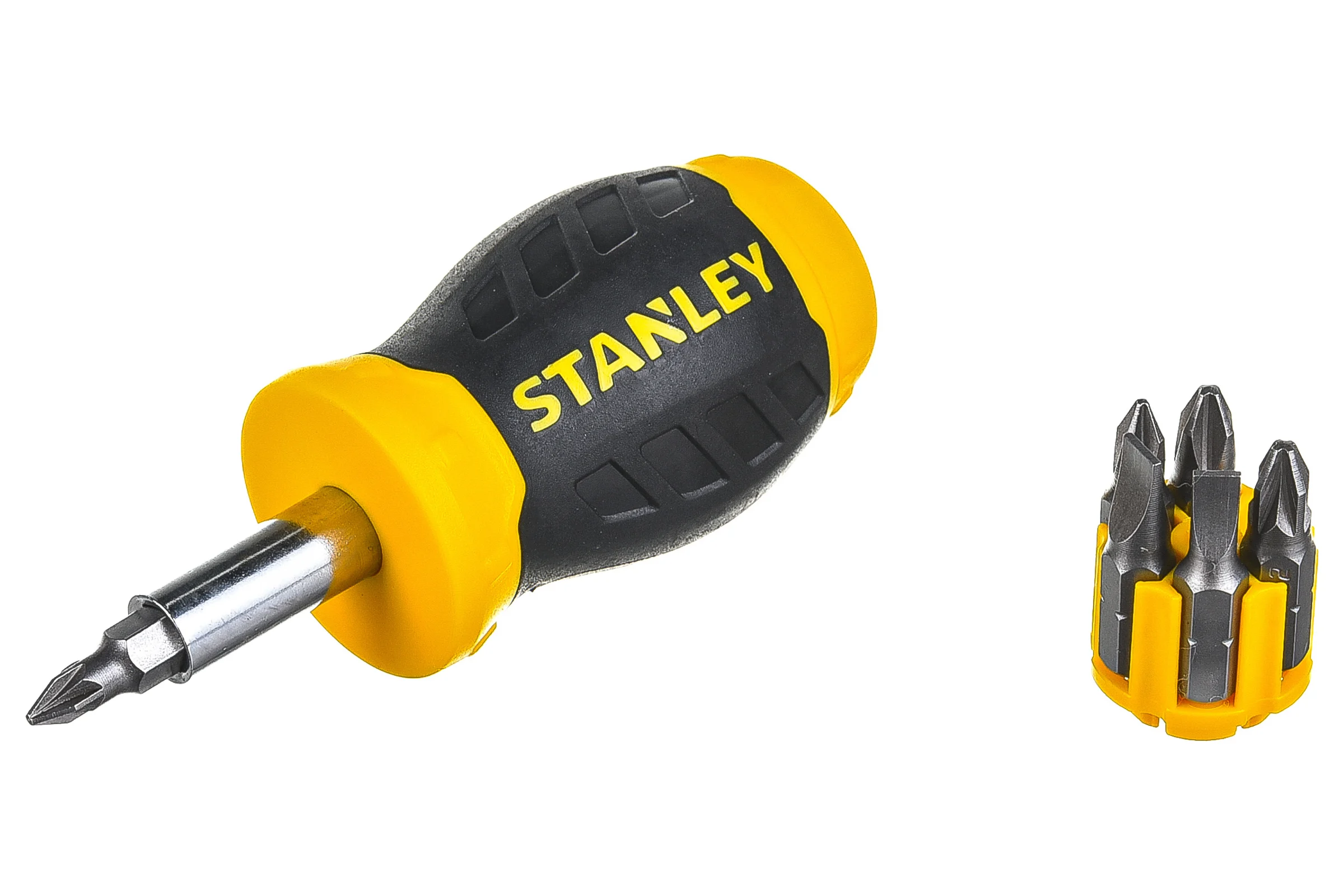 Отвертка Stubby Multibit Stanley 0-66-357