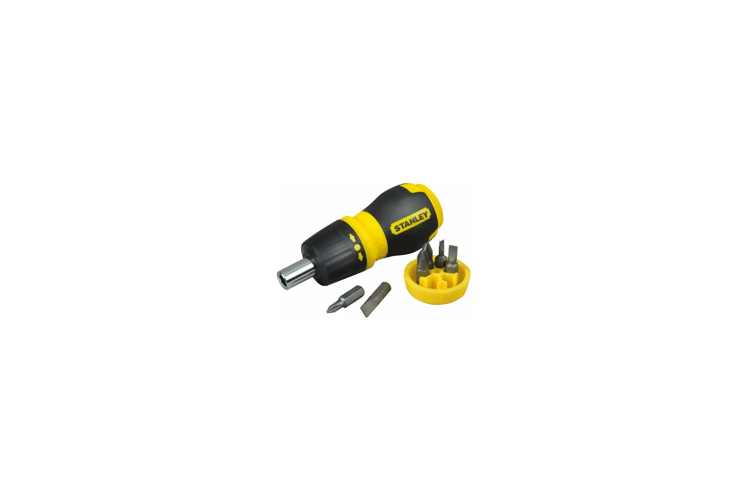 Реверсивная отвертка Stubby Multibit Stanley 0-66-358