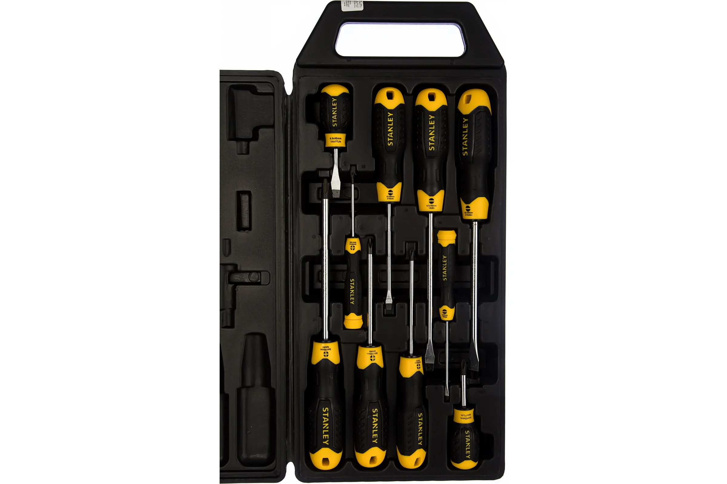 Набор отверток в футляре 10 шт Stanley CUSHION GRIP 2-65-005