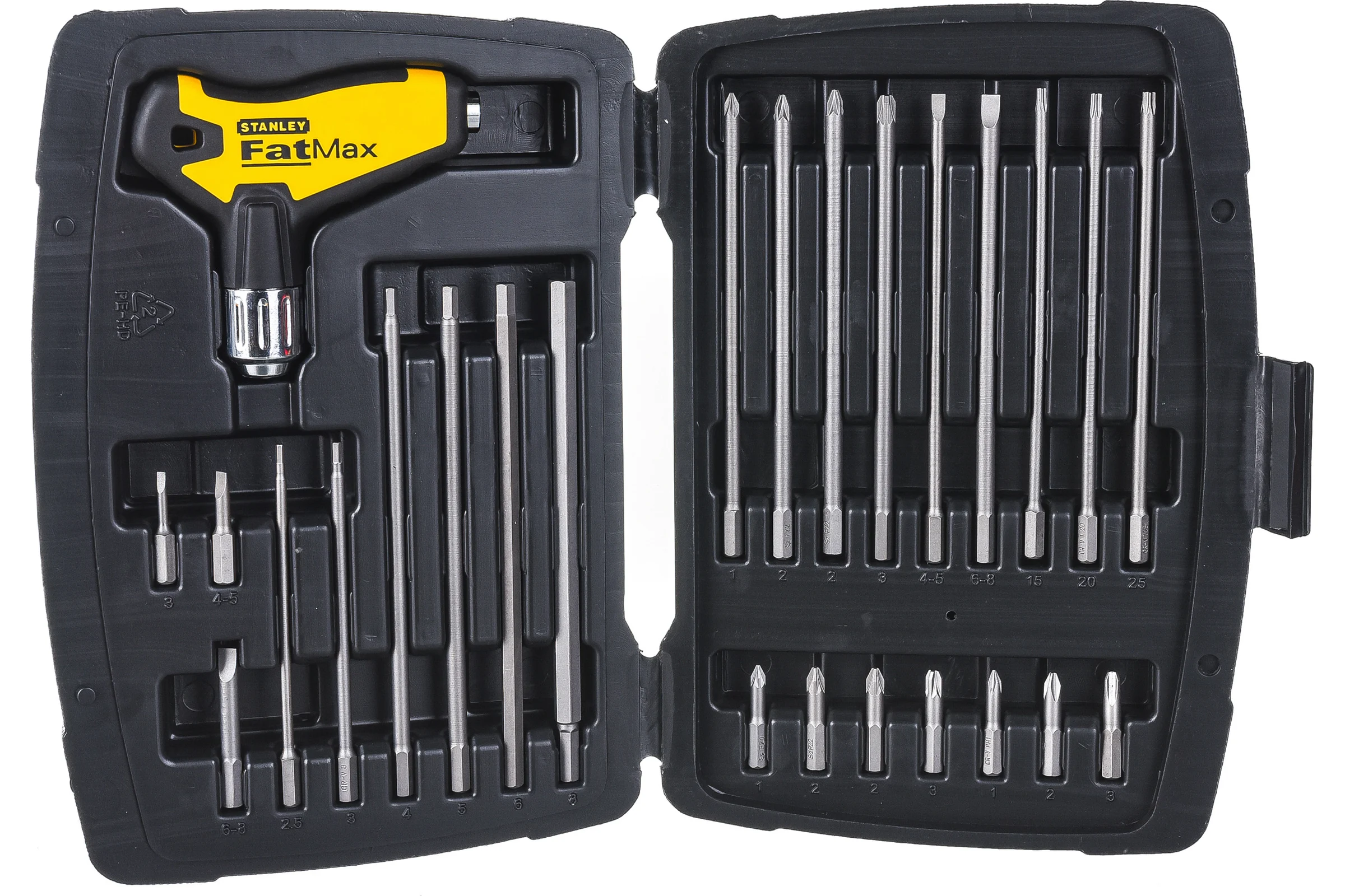 Отвертка со вставками FATMAX 27 предметов в футляре Stanley 0-79-153