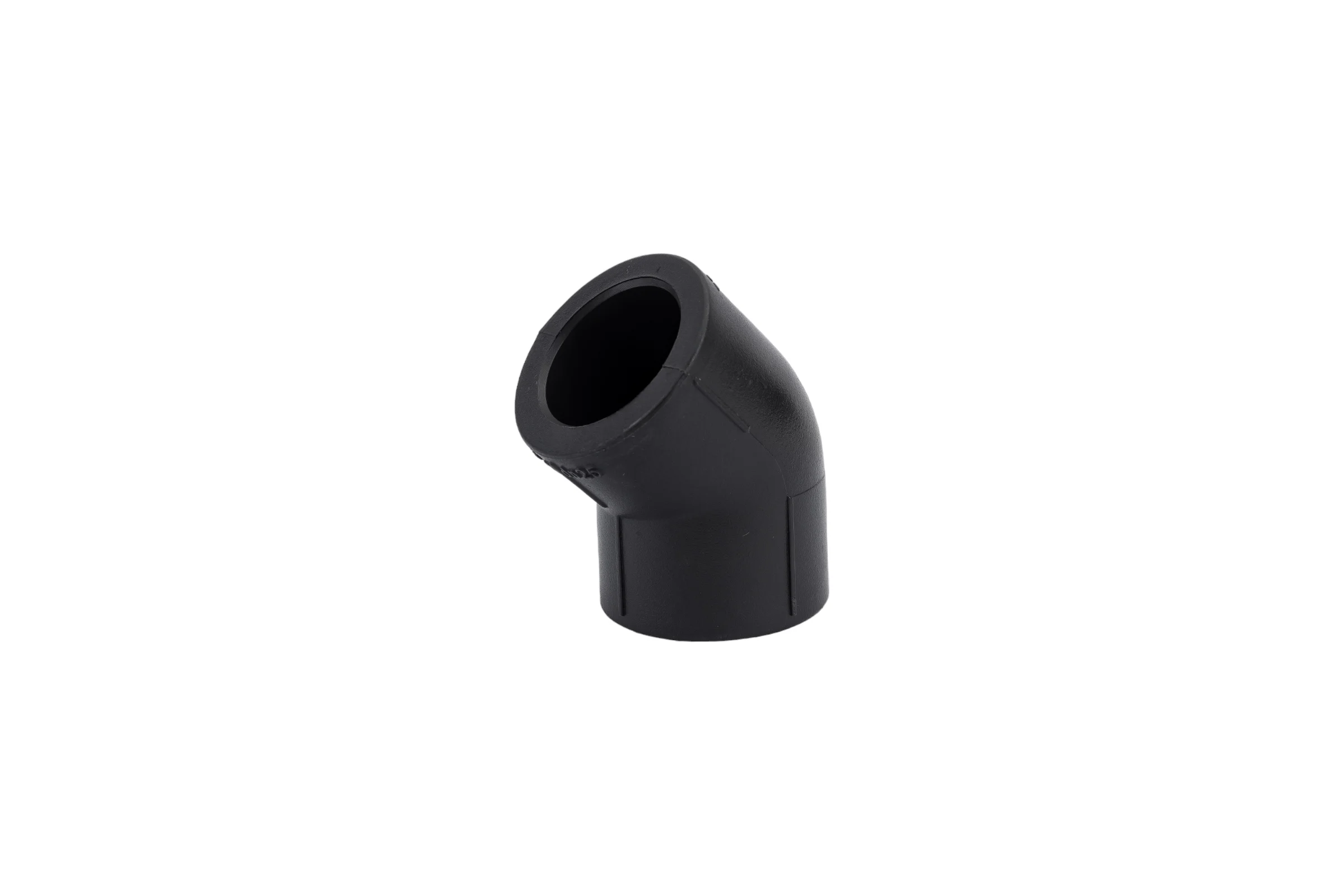 Угол Blue Ocean полипропиленовый 25x45 градусов UV-pro с защитой от ультрафиолета черный PPRF/45E-UV(Bk)-25