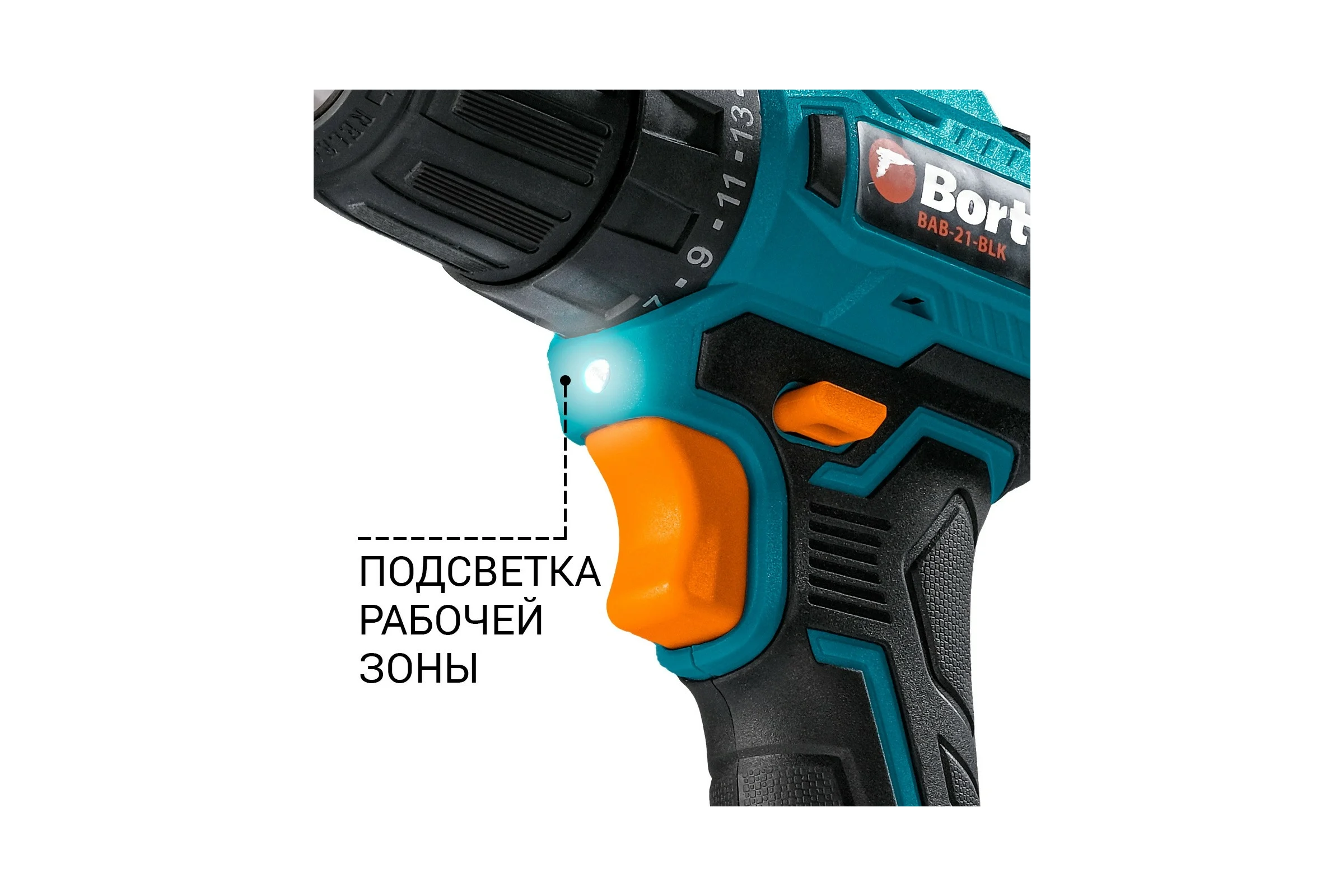 Аккумуляторная дрель-шуруповерт BORT BAB-21-BLK 93413526