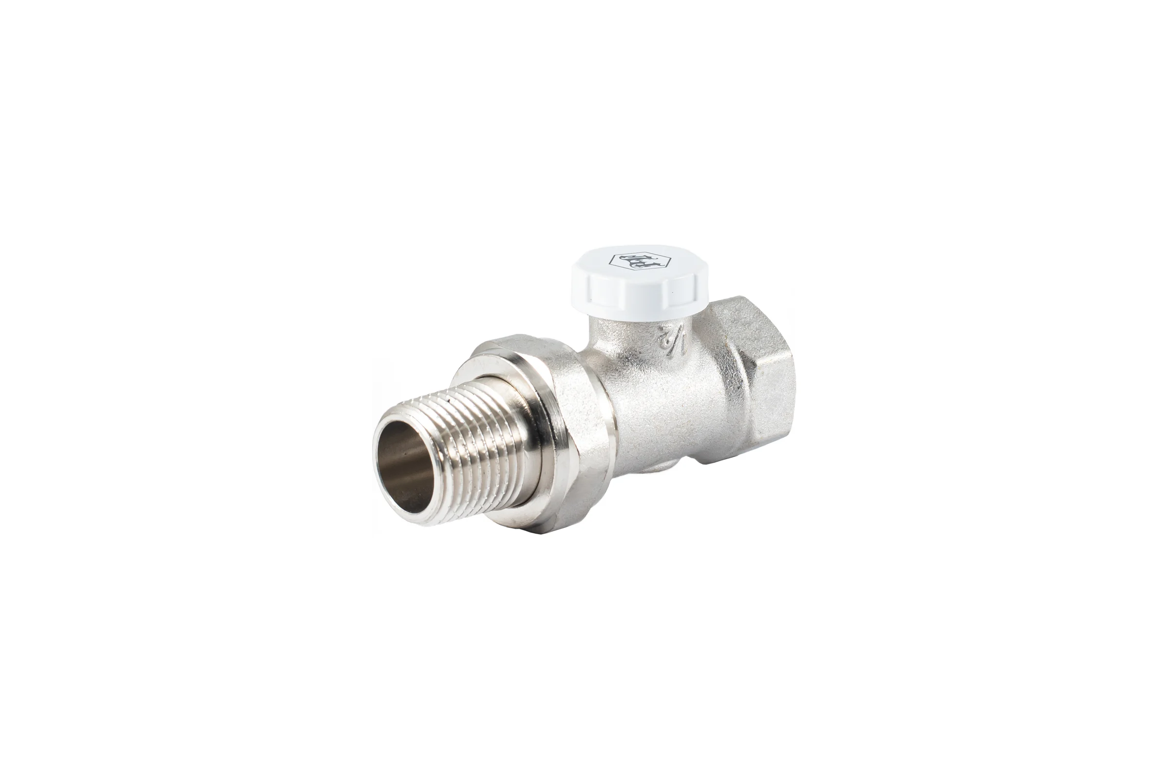 Настроечный клапан радиатора PROFACTOR прямой 1/2 PF RVS 376