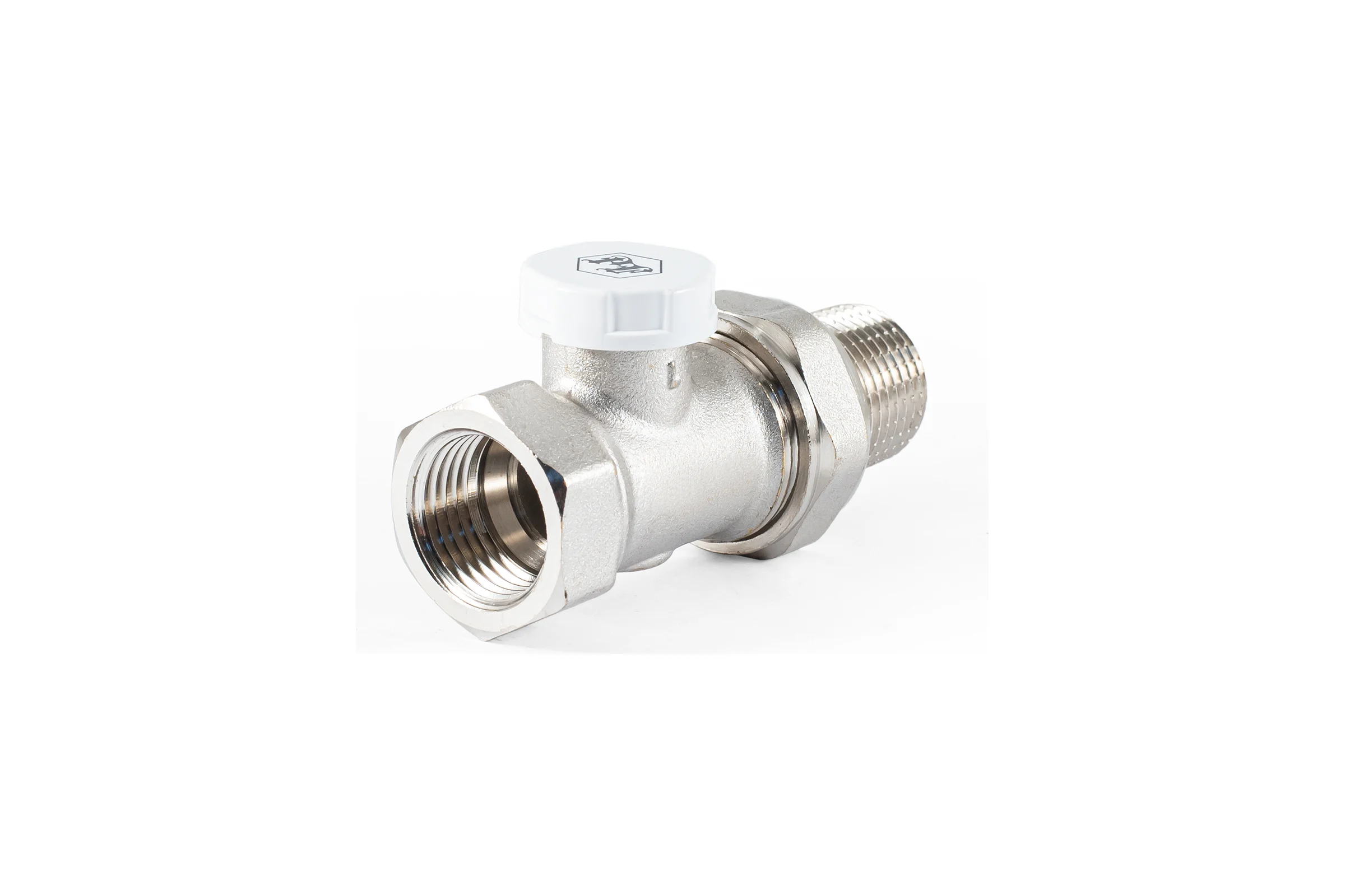 Настроечный клапан радиатора PROFACTOR прямой 1/2 PF RVS 376