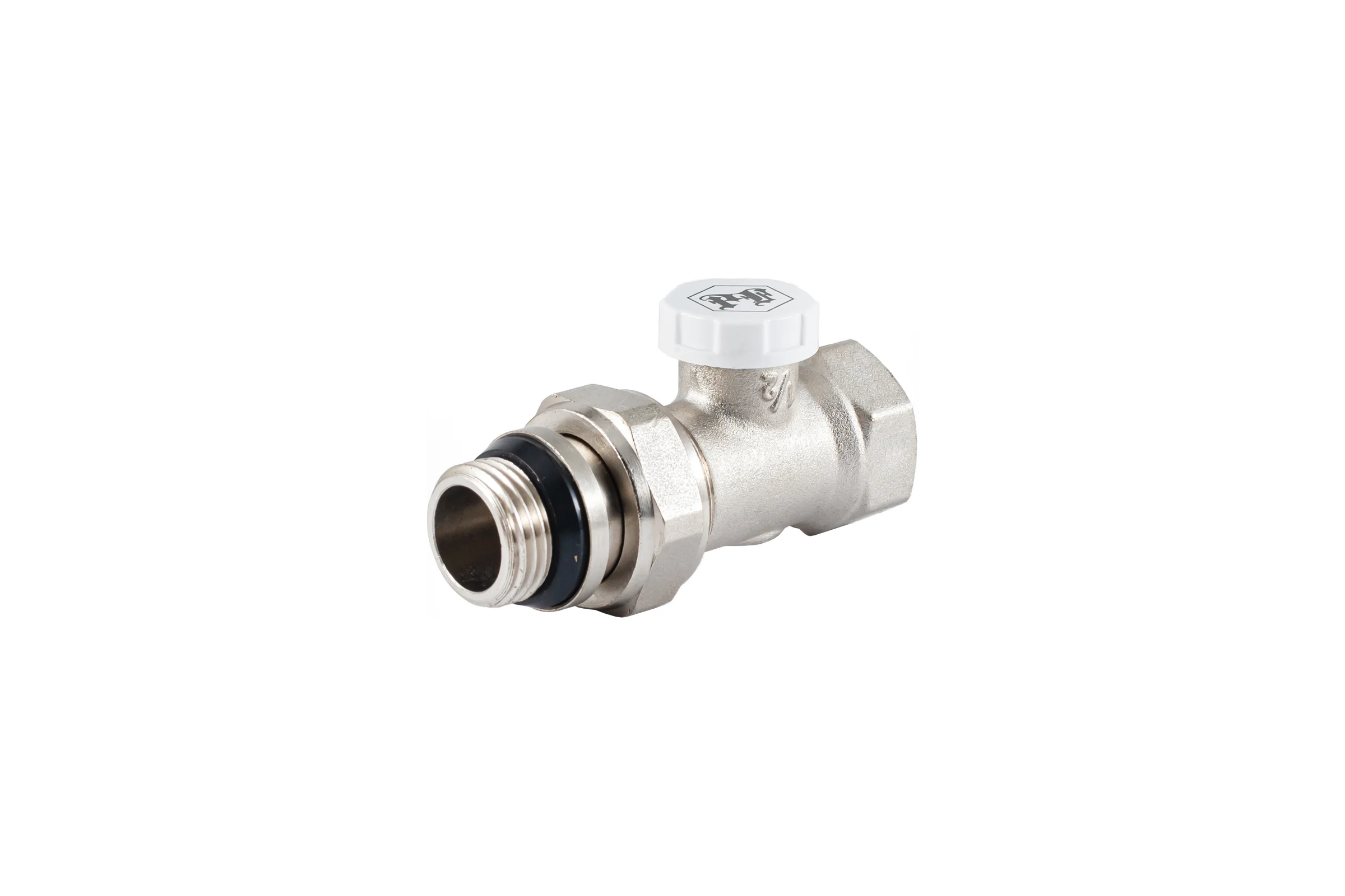 Настроечный клапан радиатора PROFACTOR прямой с уплотнением 1/2 PF RVS 376UR