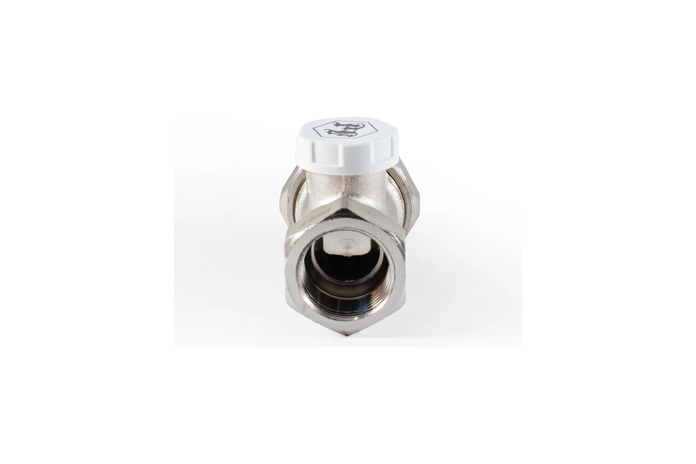 Настроечный клапан радиатора PROFACTOR прямой с уплотнением 1/2 PF RVS 376UR