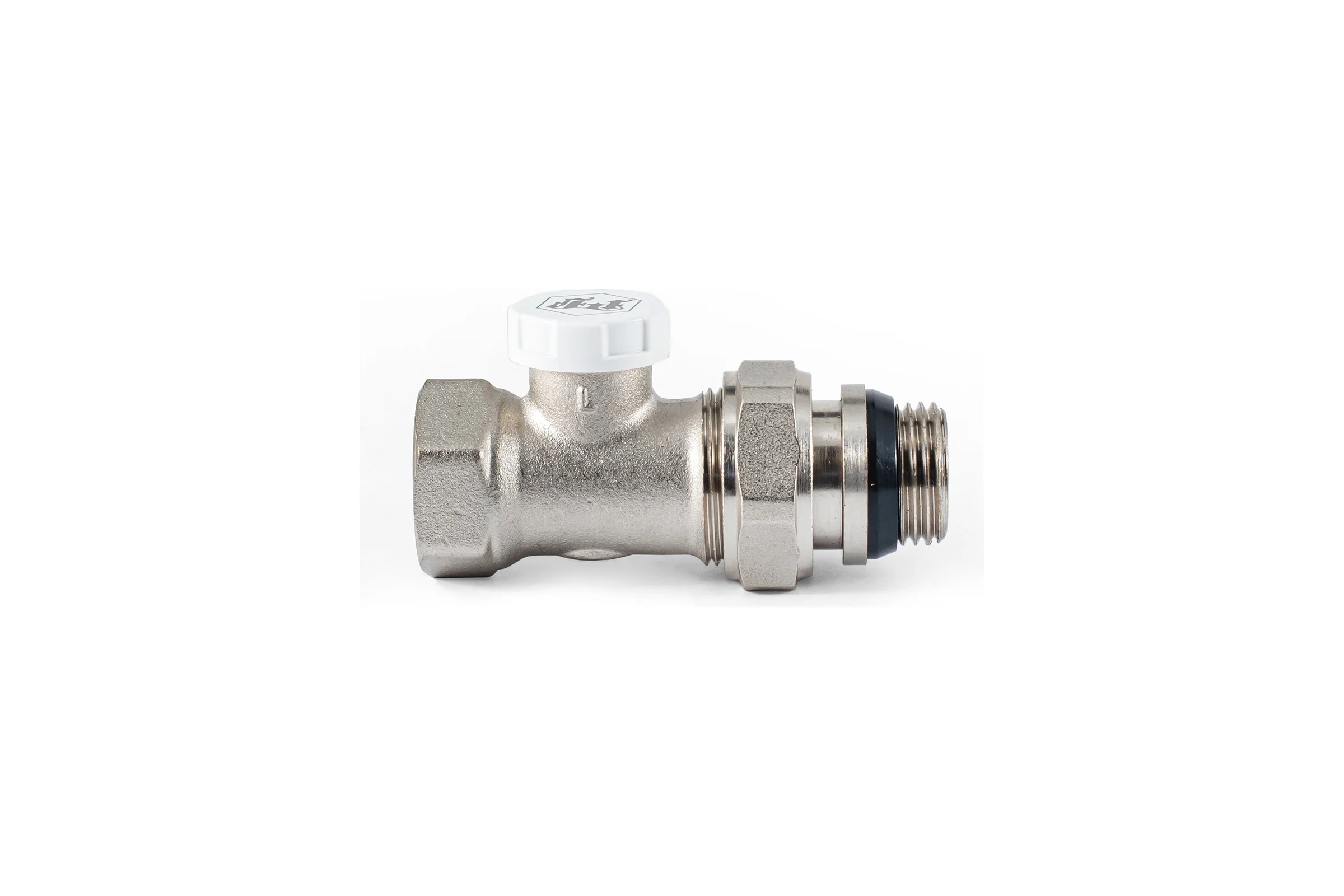 Настроечный клапан радиатора PROFACTOR прямой с уплотнением 1/2 PF RVS 376UR