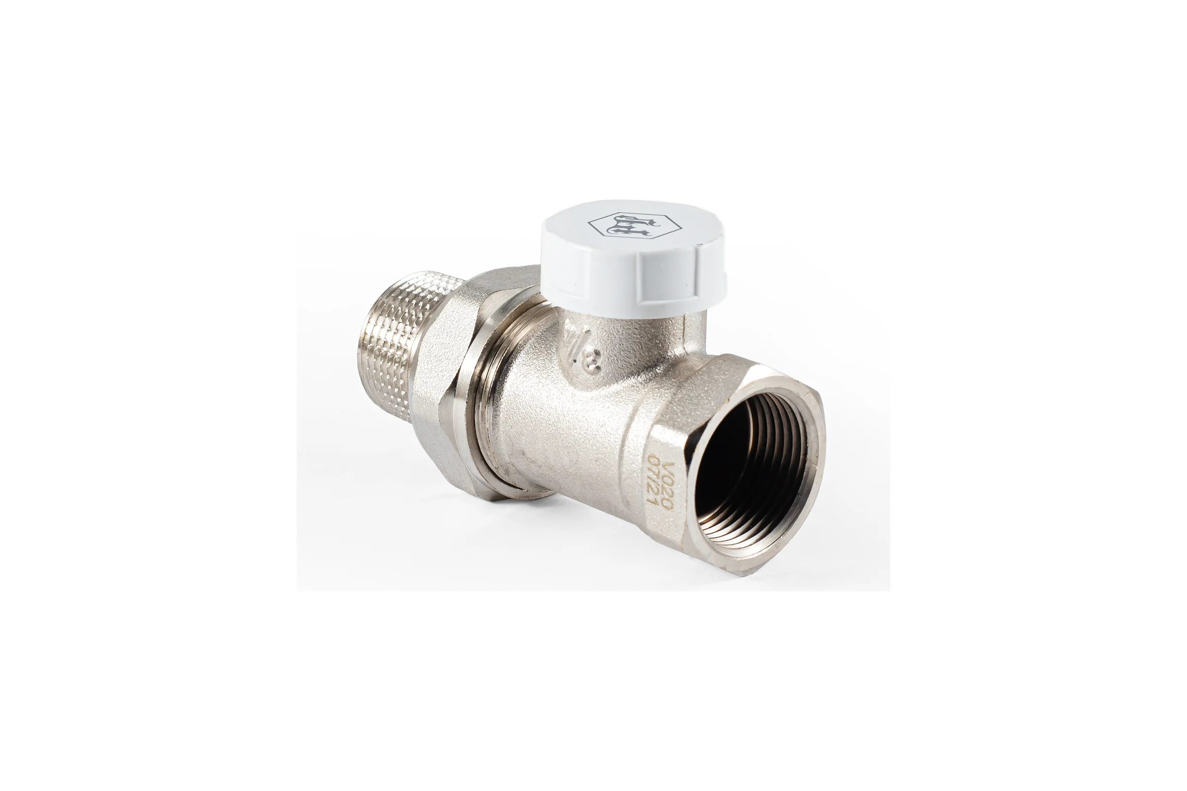 Настроечный клапан радиатора PROFACTOR прямой 3/4 PF RVS 377