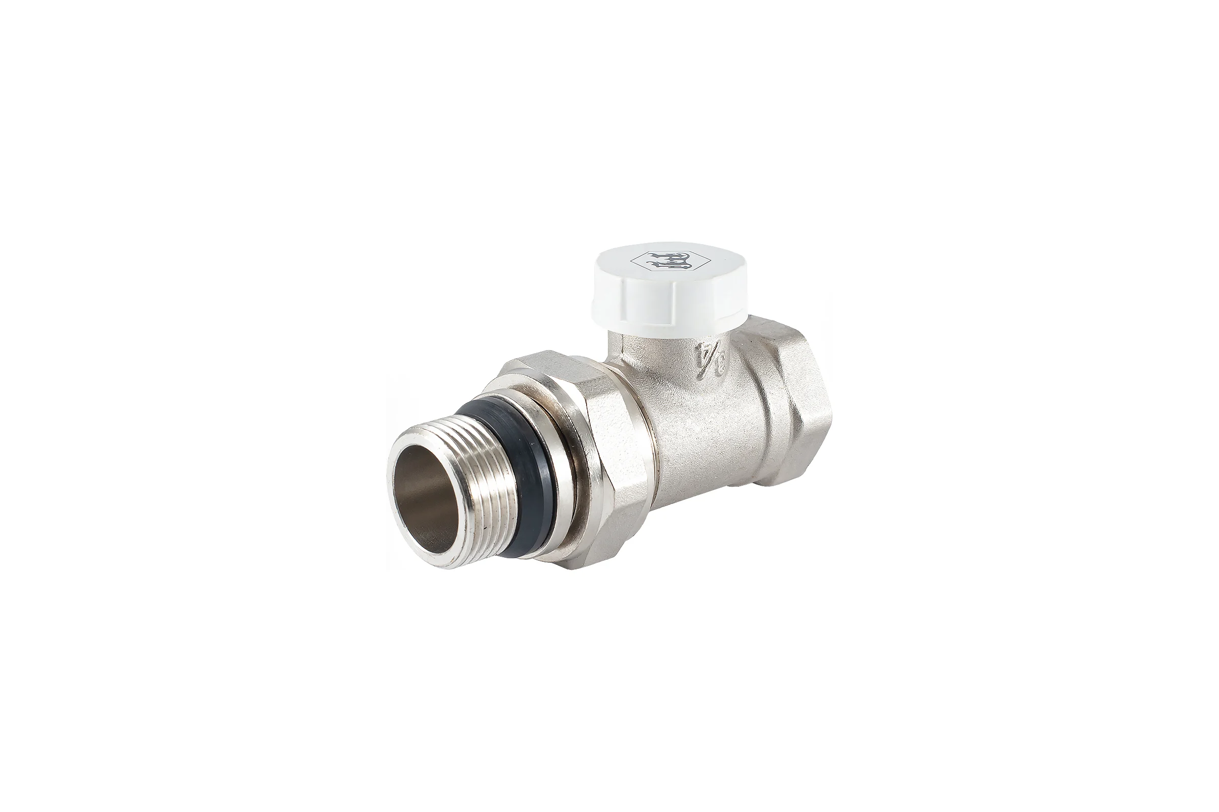 Настроечный клапан радиатора PROFACTOR прямой с уплотнением 3/4 PF RVS 377UR