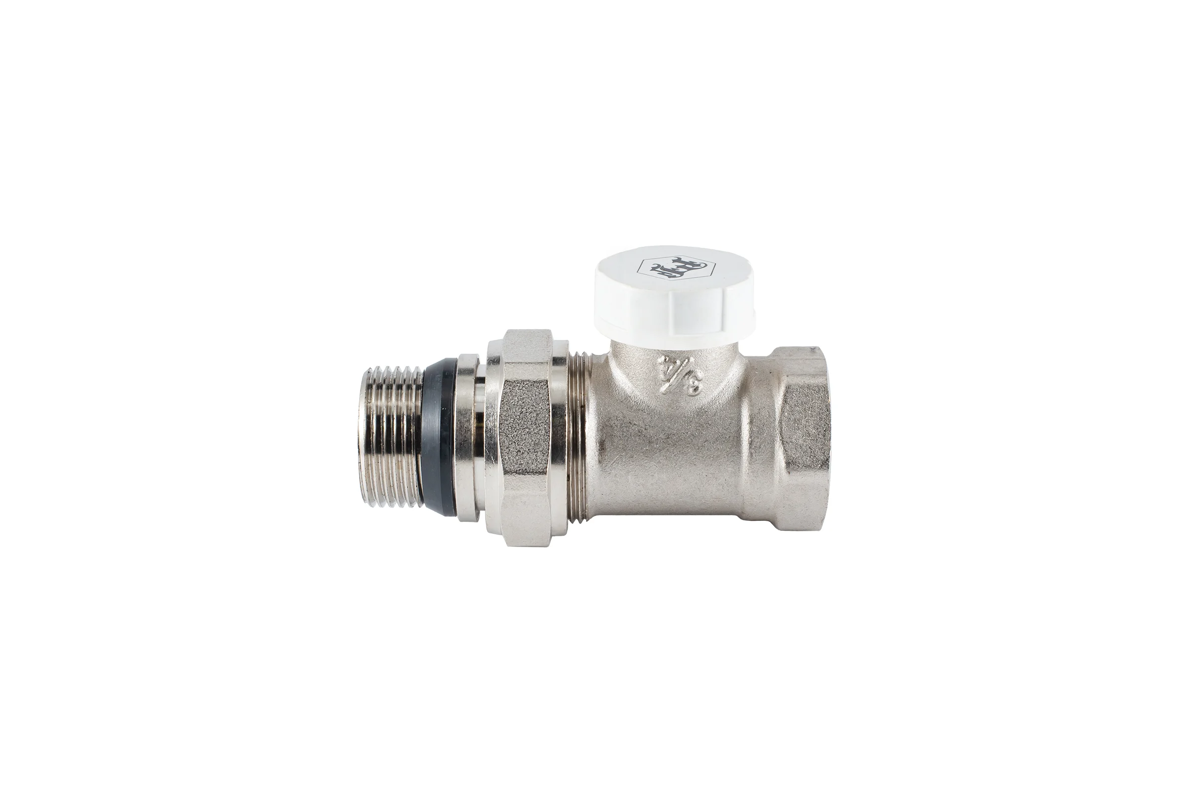 Настроечный клапан радиатора PROFACTOR прямой с уплотнением 3/4 PF RVS 377UR