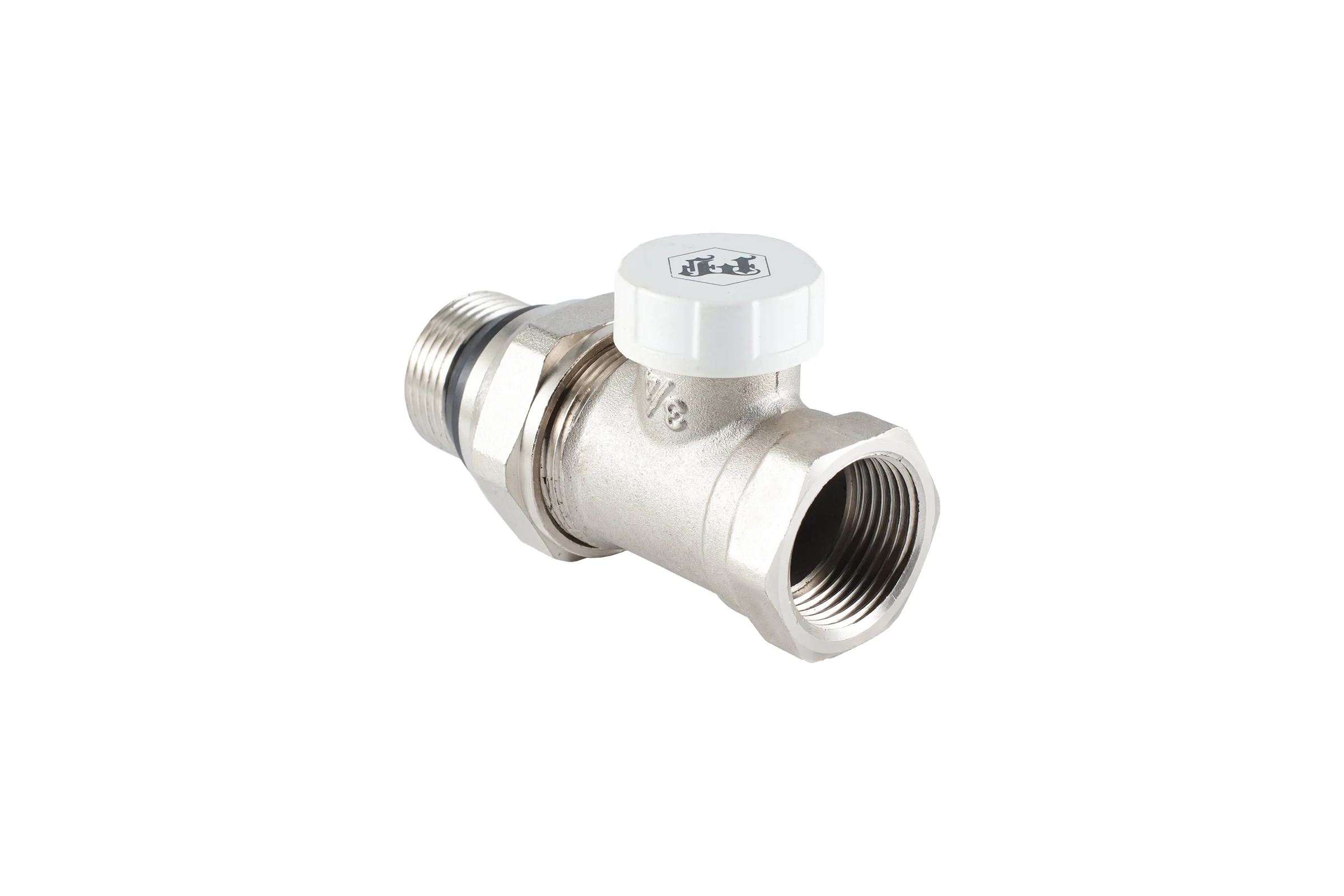 Настроечный клапан радиатора PROFACTOR прямой с уплотнением 3/4 PF RVS 377UR