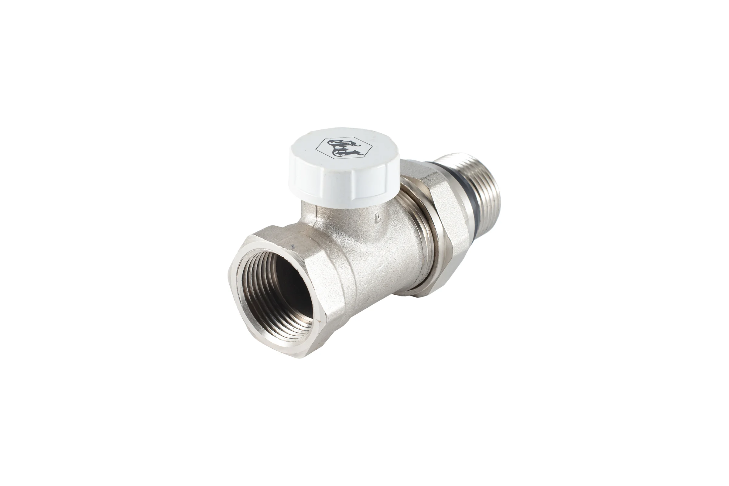 Настроечный клапан радиатора PROFACTOR прямой с уплотнением 3/4 PF RVS 377UR