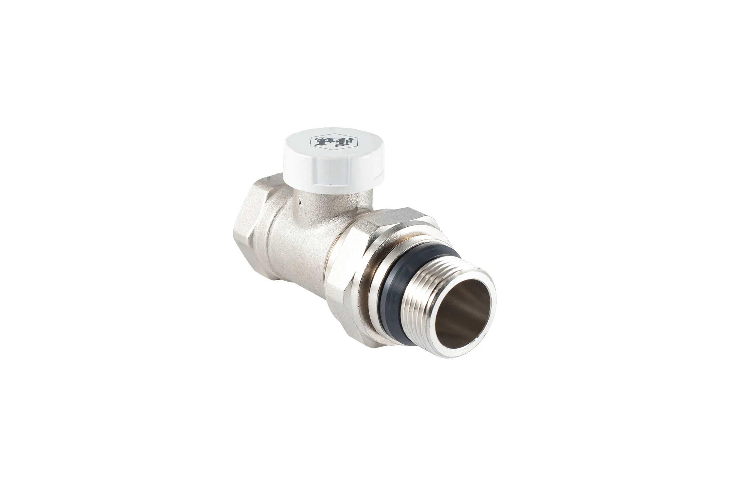 Настроечный клапан радиатора PROFACTOR прямой с уплотнением 3/4 PF RVS 377UR