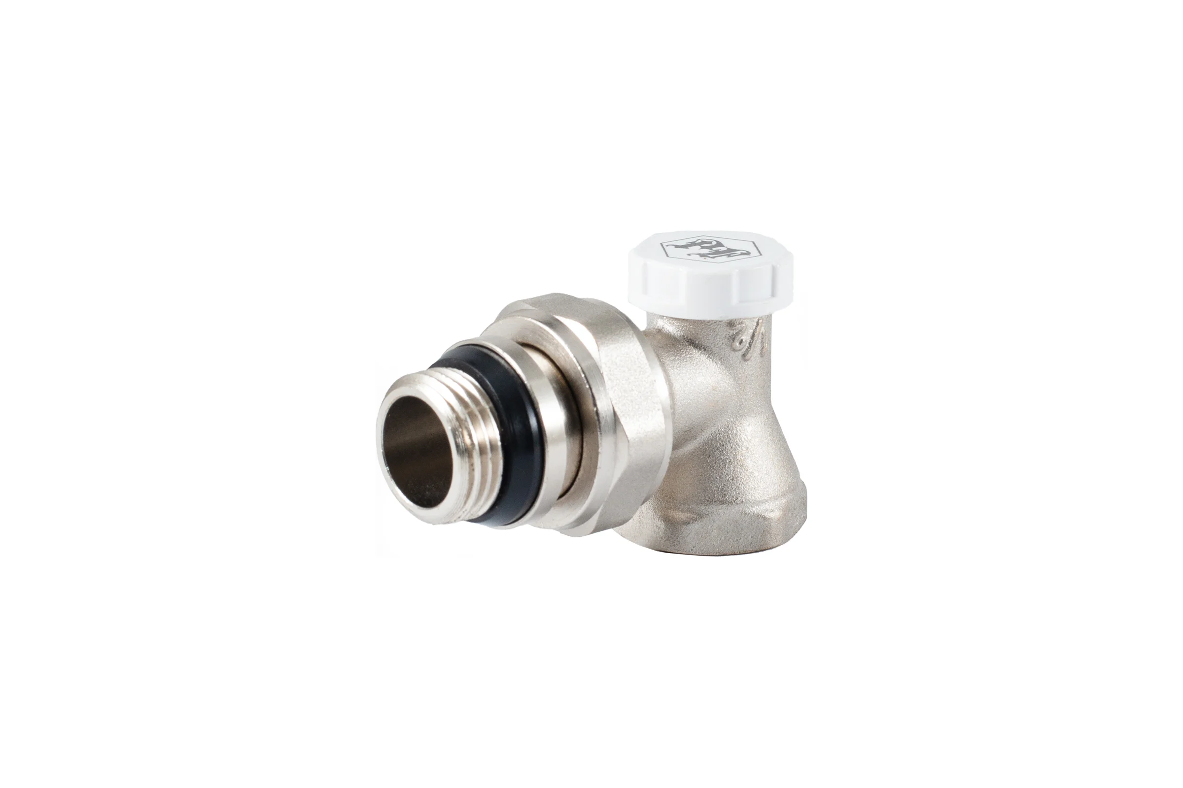 Настроечный клапан радиатора PROFACTOR угловой с уплотнением 1/2 PF RVA 378UR