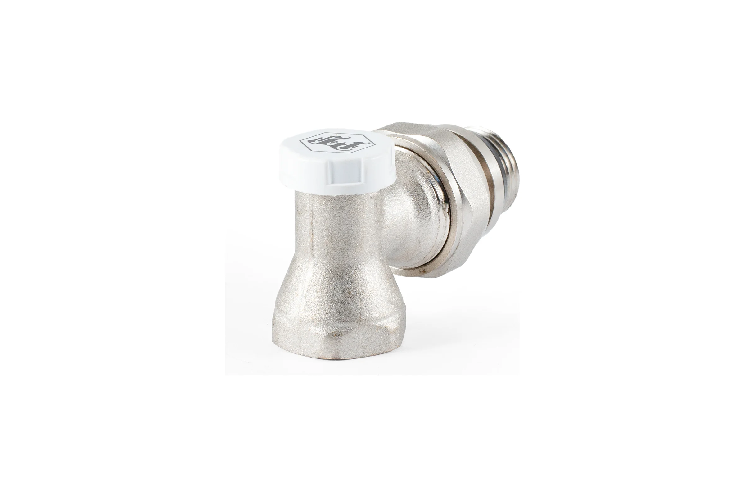 Настроечный клапан радиатора PROFACTOR угловой с уплотнением 1/2 PF RVA 378UR