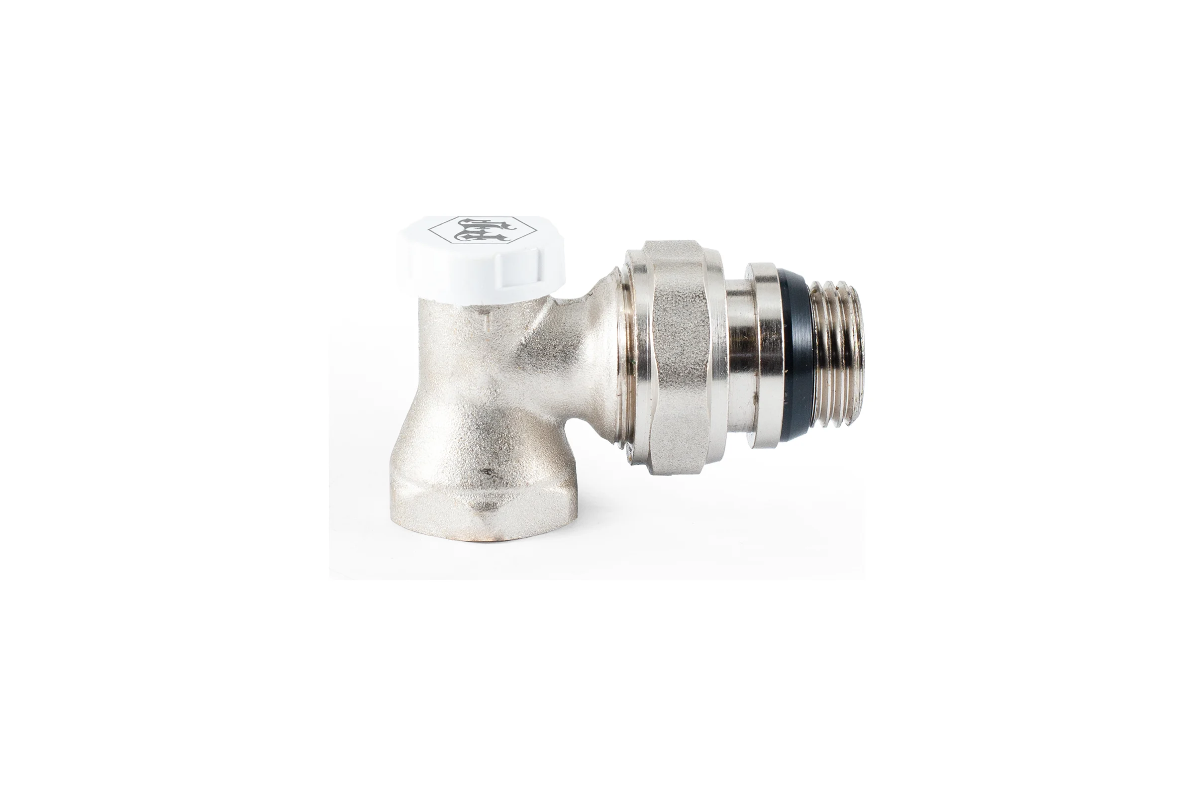 Настроечный клапан радиатора PROFACTOR угловой с уплотнением 1/2 PF RVA 378UR