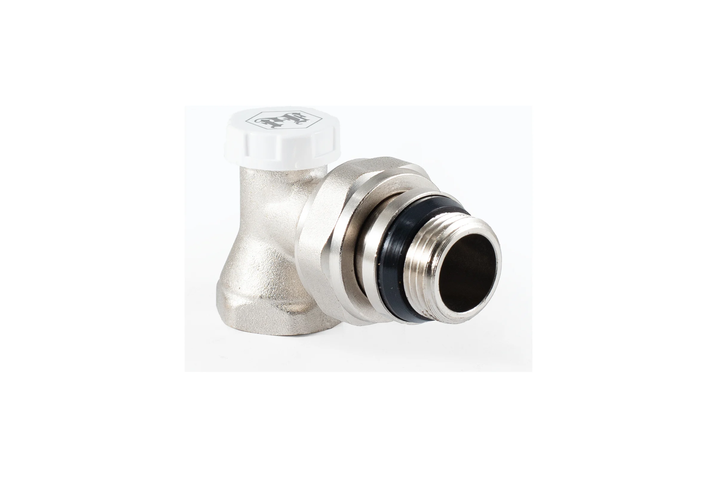 Настроечный клапан радиатора PROFACTOR угловой с уплотнением 1/2 PF RVA 378UR