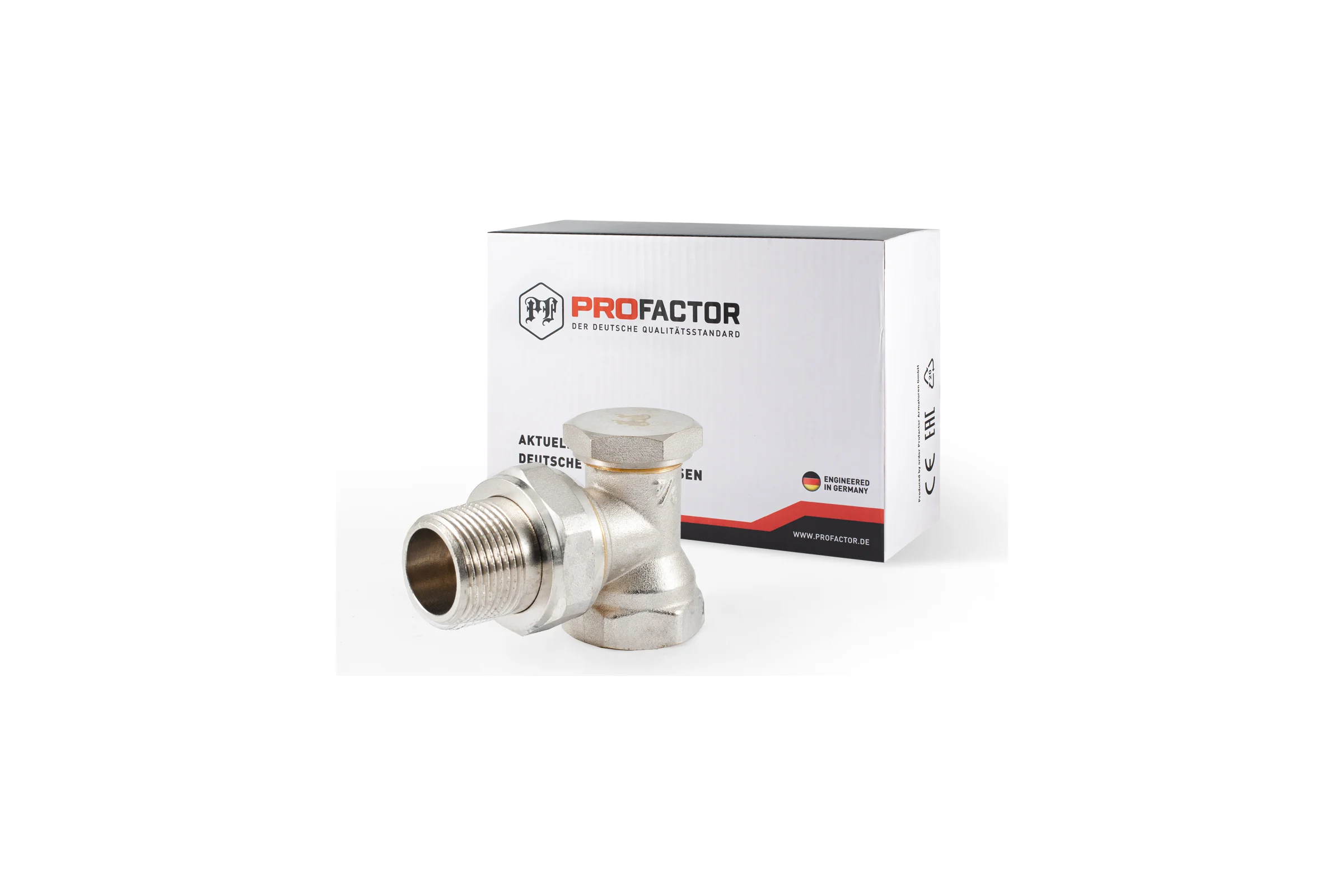Настроечный клапан радиатора PROFACTOR угловой 3/4 PF RVA 379