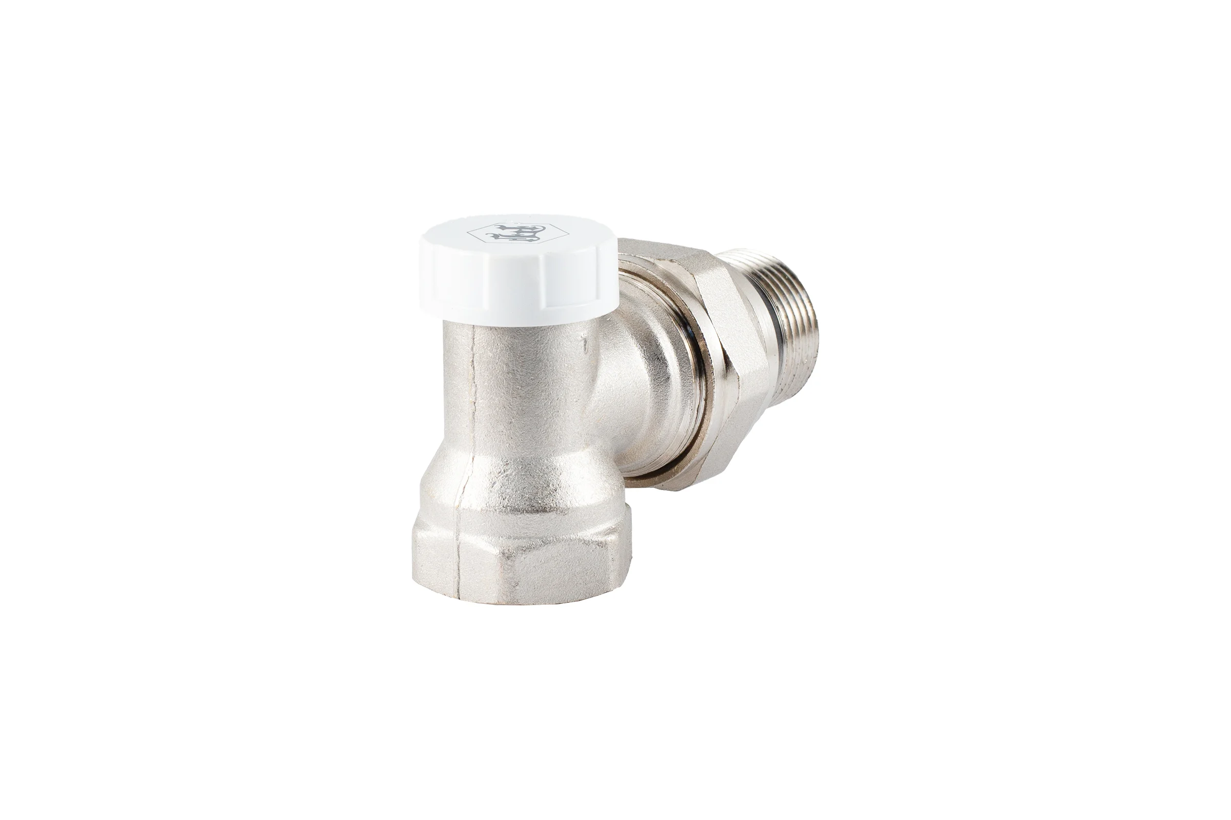 Настроечный клапан радиатора PROFACTOR угловой с уплотнением 3/4 PF RVA 379UR