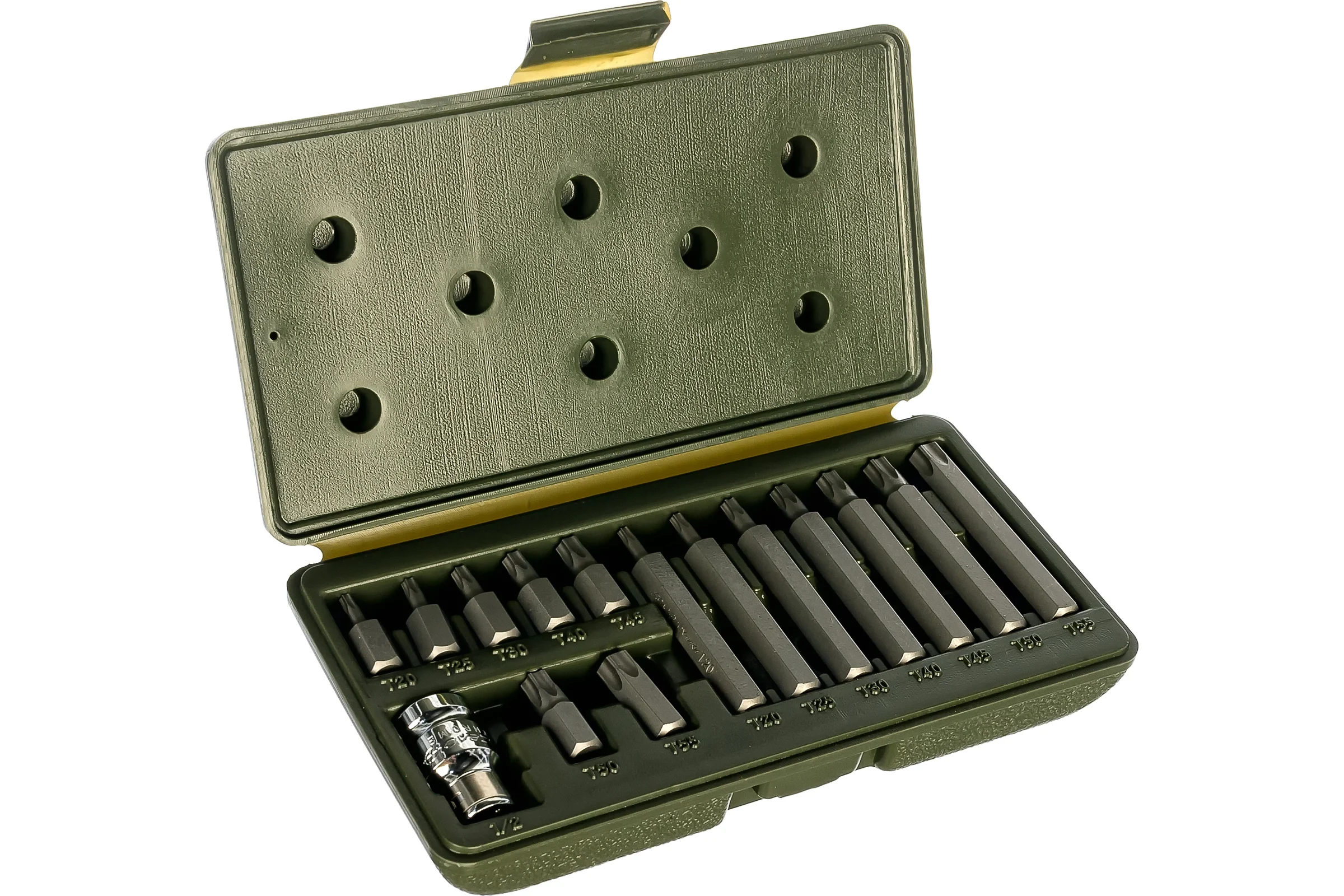 Набор вставок Дело Техники TORX 3/8" длина 30 мм и 75 мм, 15 предметов 626295