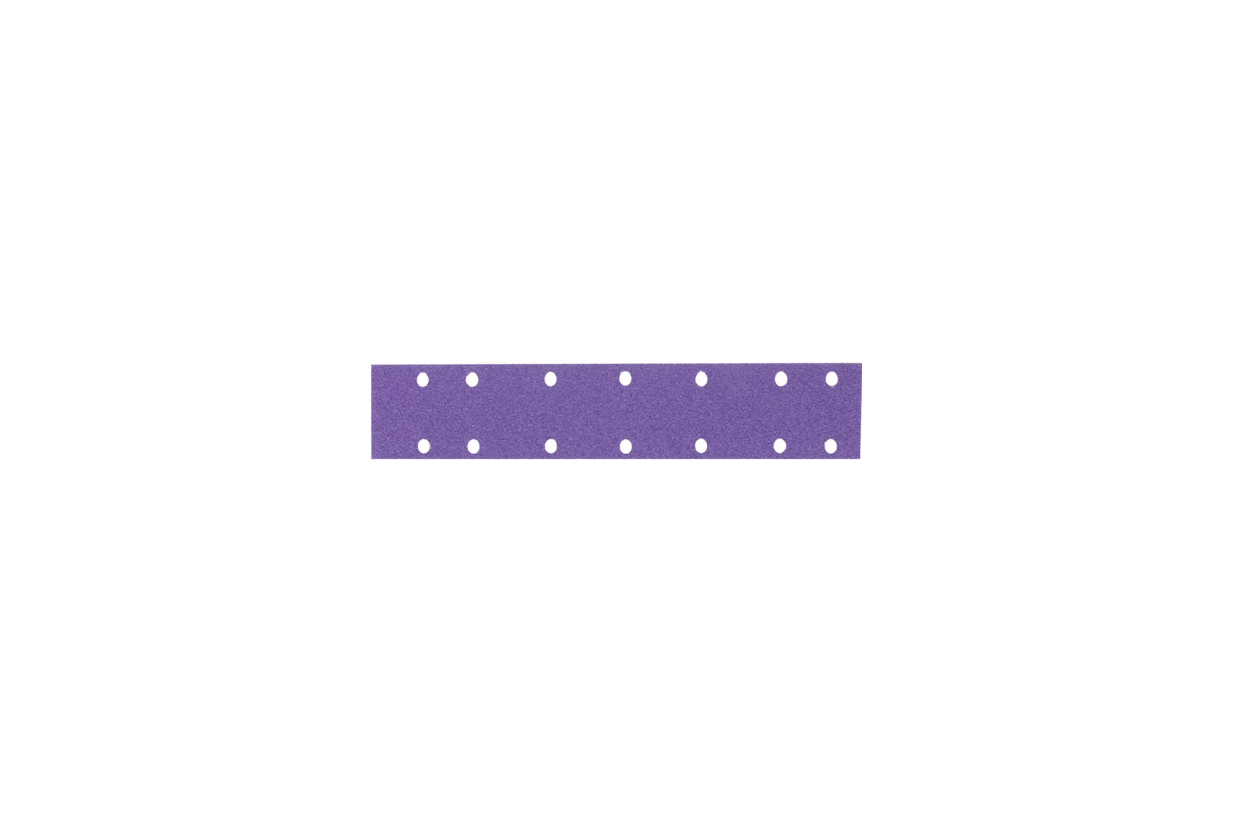 Полоски шлифовальные на пленочной основе 328 Purple Zirconia Р60 (70х420 мм, 14 отверстий, 50 шт) SANDWOX 328.70.42.060.14