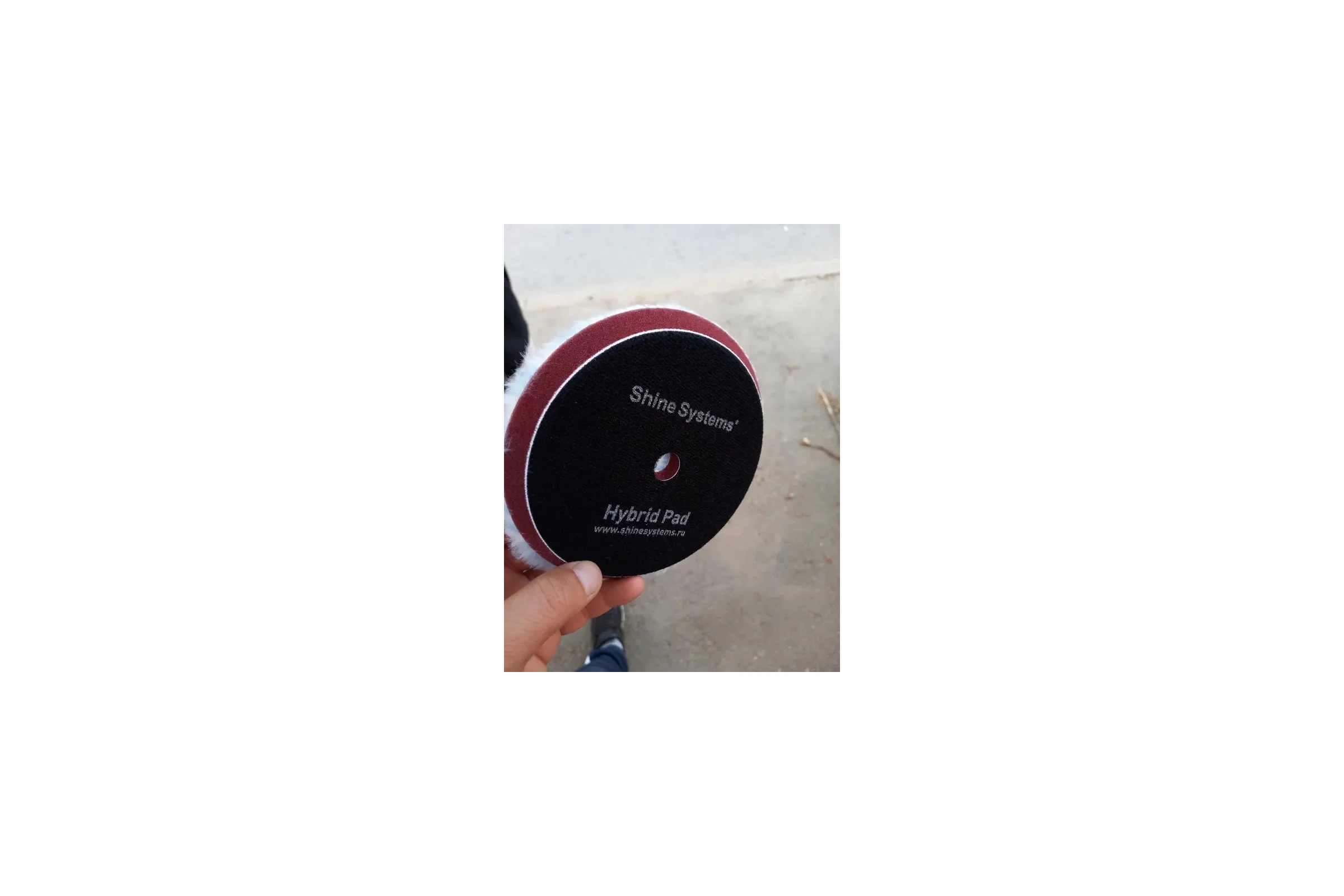 Гибридный полировальный круг Hybrid Pad 130 мм Shine systems SS534