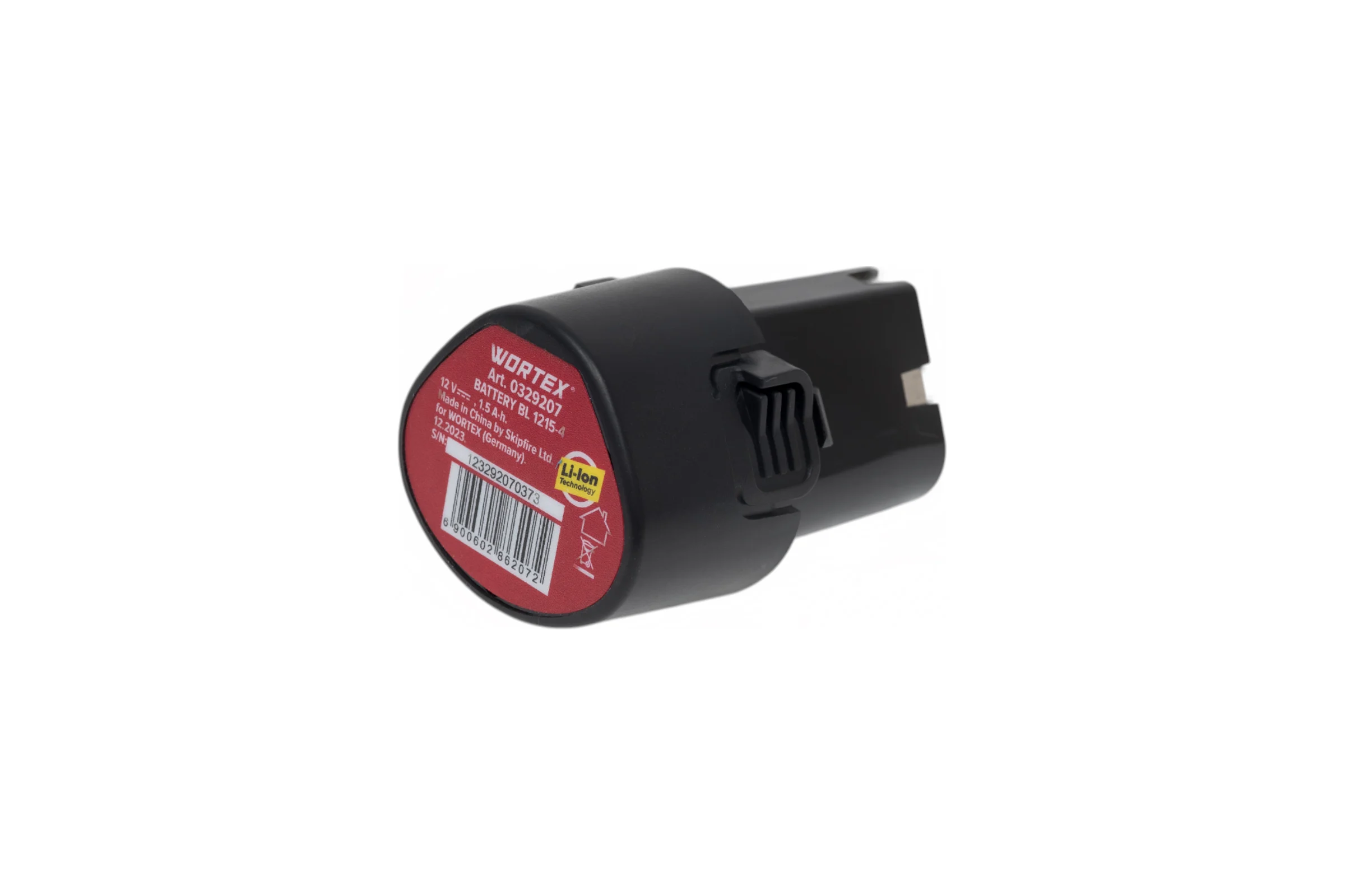 Аккумулятор 12 В, 1.5 Ач, Li-Ion WORTEX 0329207
