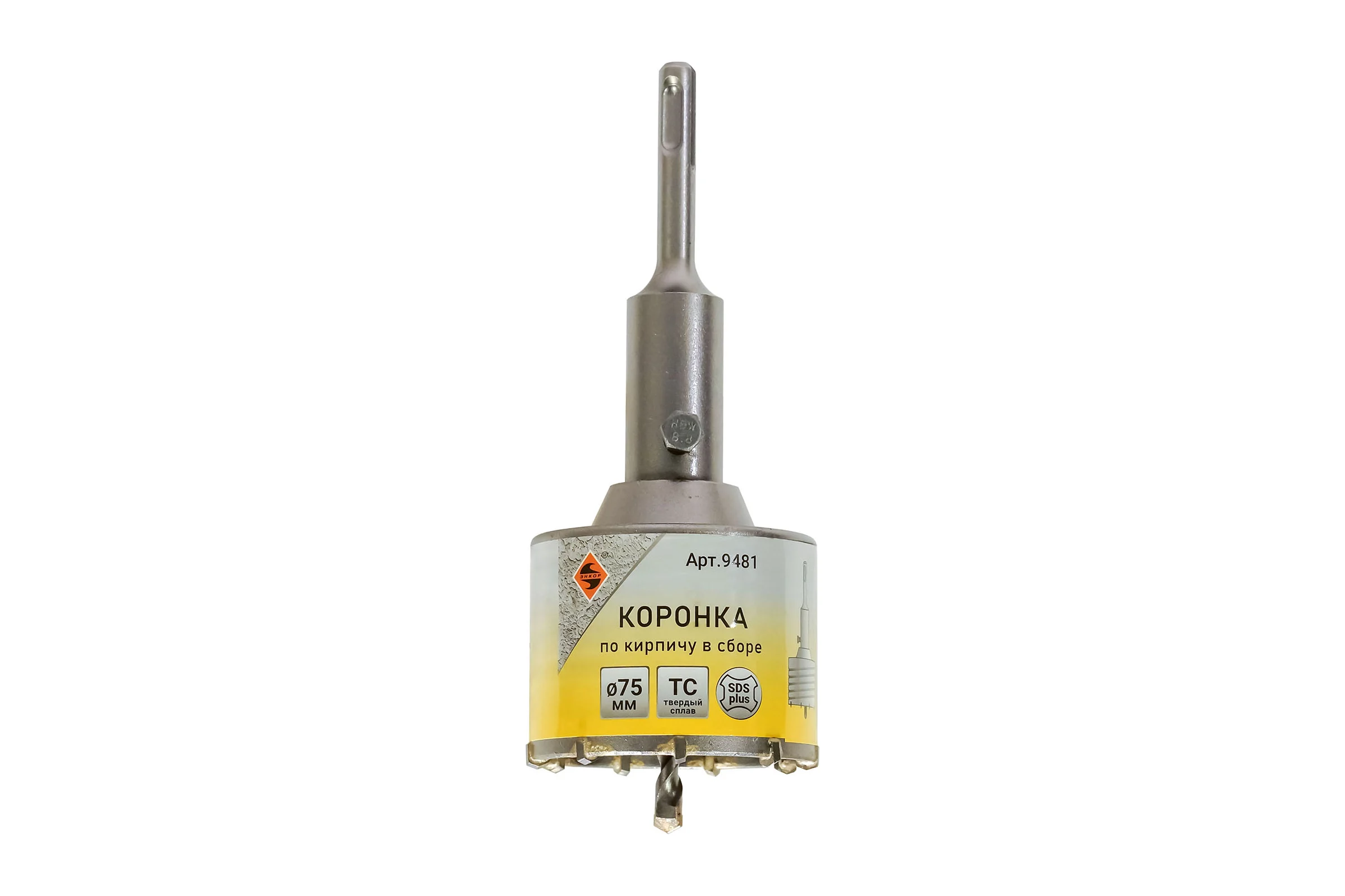 Коронка по кирпичу (75х50 мм; SDS-plus) для перфораторов Энкор 9481
